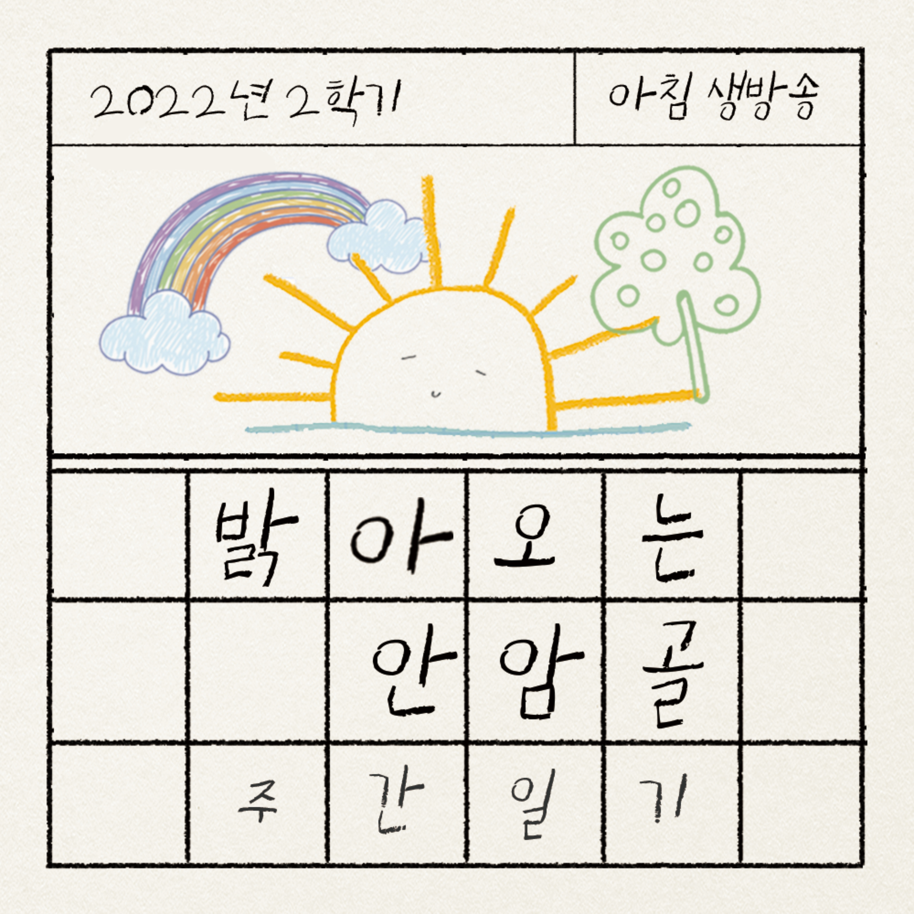 밝아오는 안암골; 주간일기