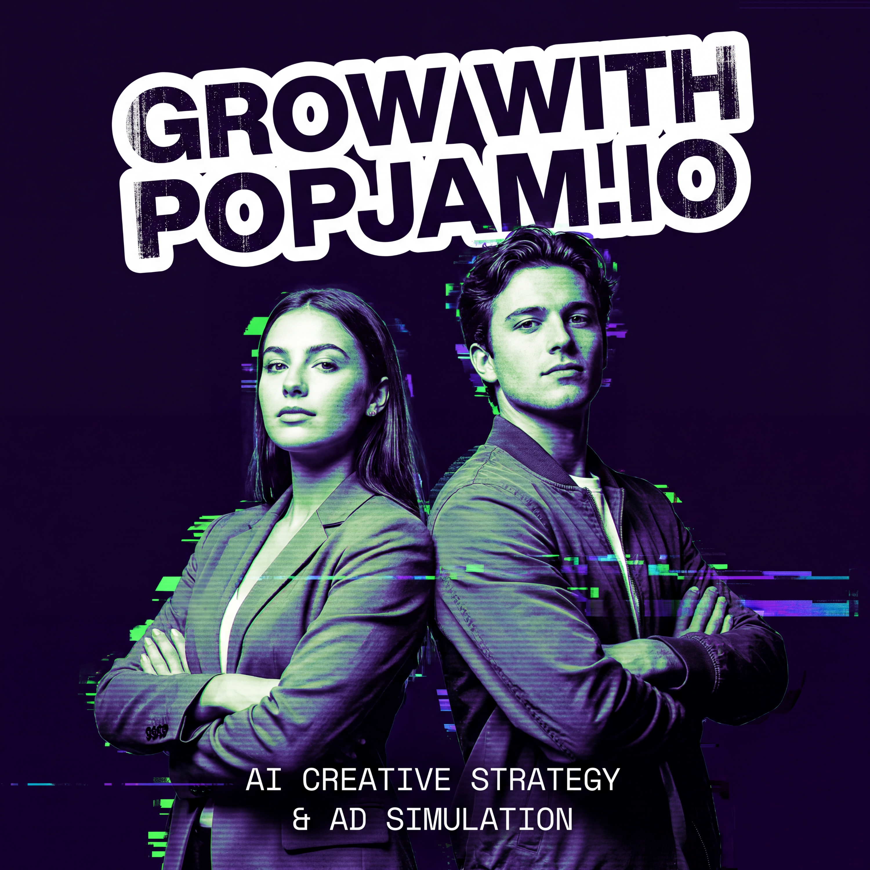Grow with POPJAM.IO: Ad Creative Strategy & Simulation cover art