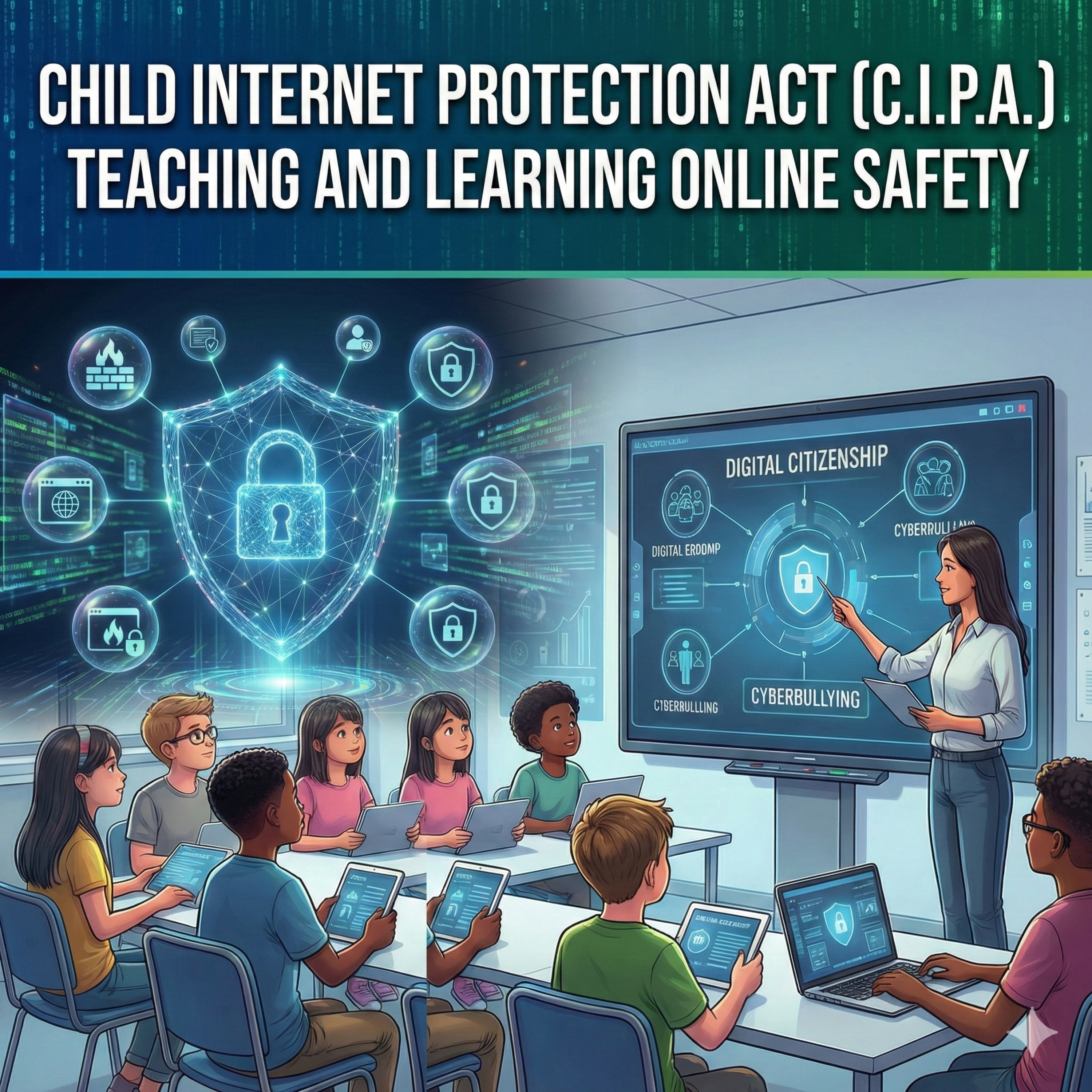 C.I.P.A. A guide to teaching and learning digital citizenship and online safety cover art