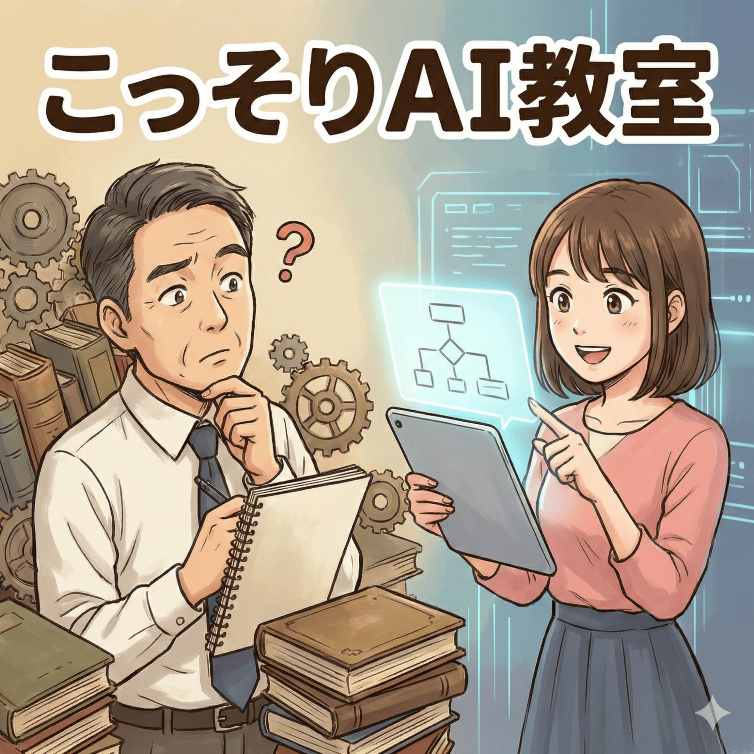 知ったかぶりを卒業したい人の、こっそりAI教室 cover art