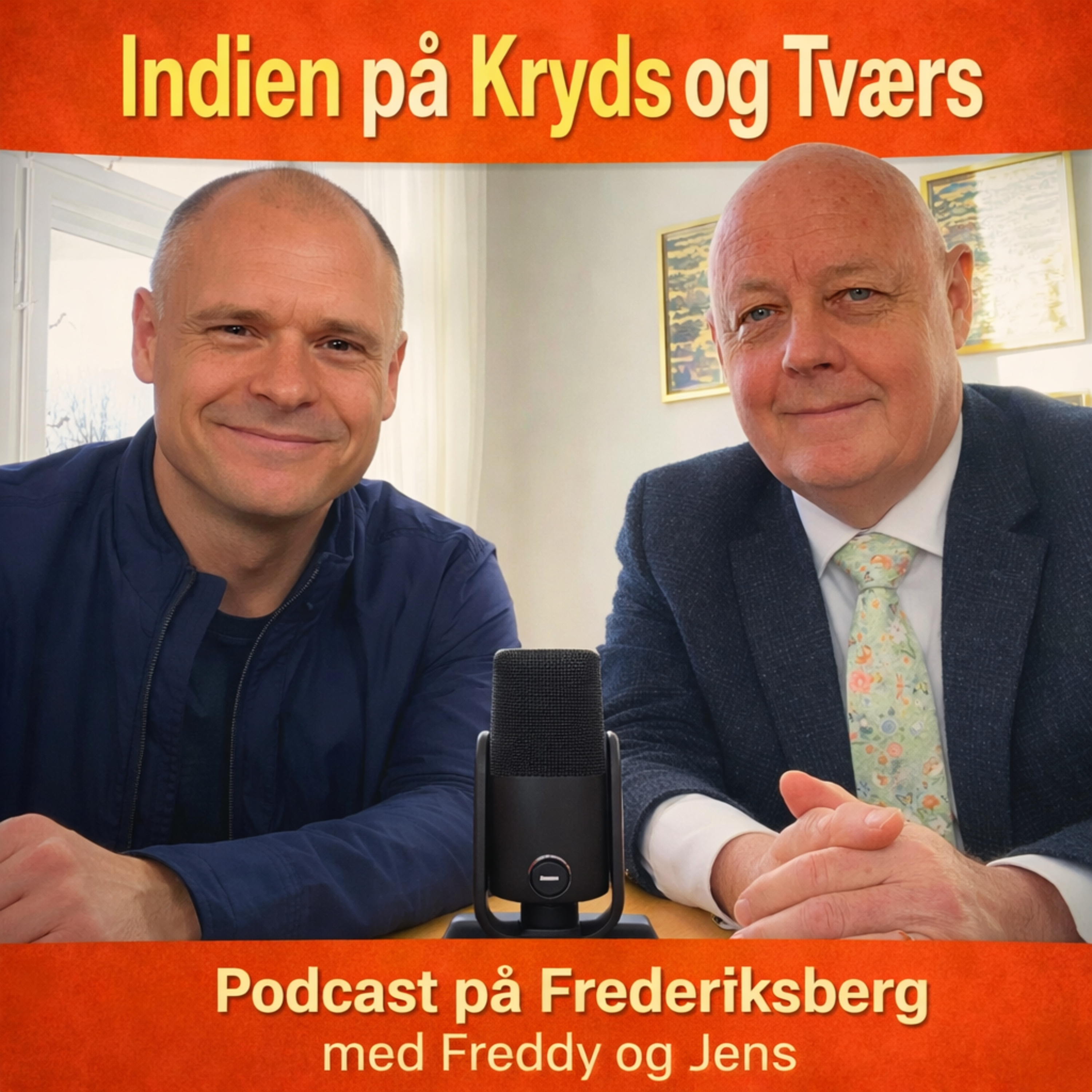 Indien på Kryds og Tværs – med Freddy og Jens cover art