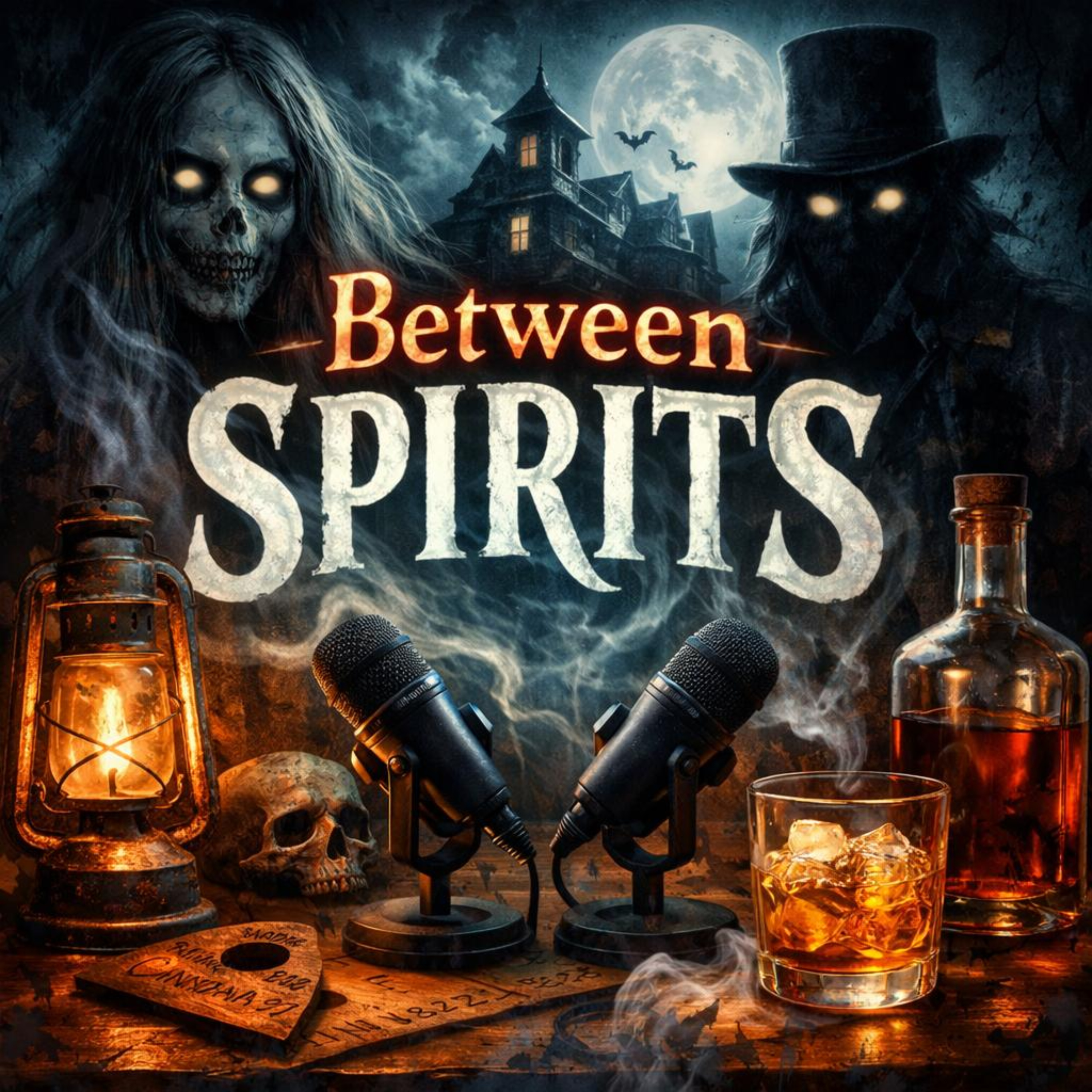Between Spirits is a paranormal storytelling podcast with a twist of bourbon.