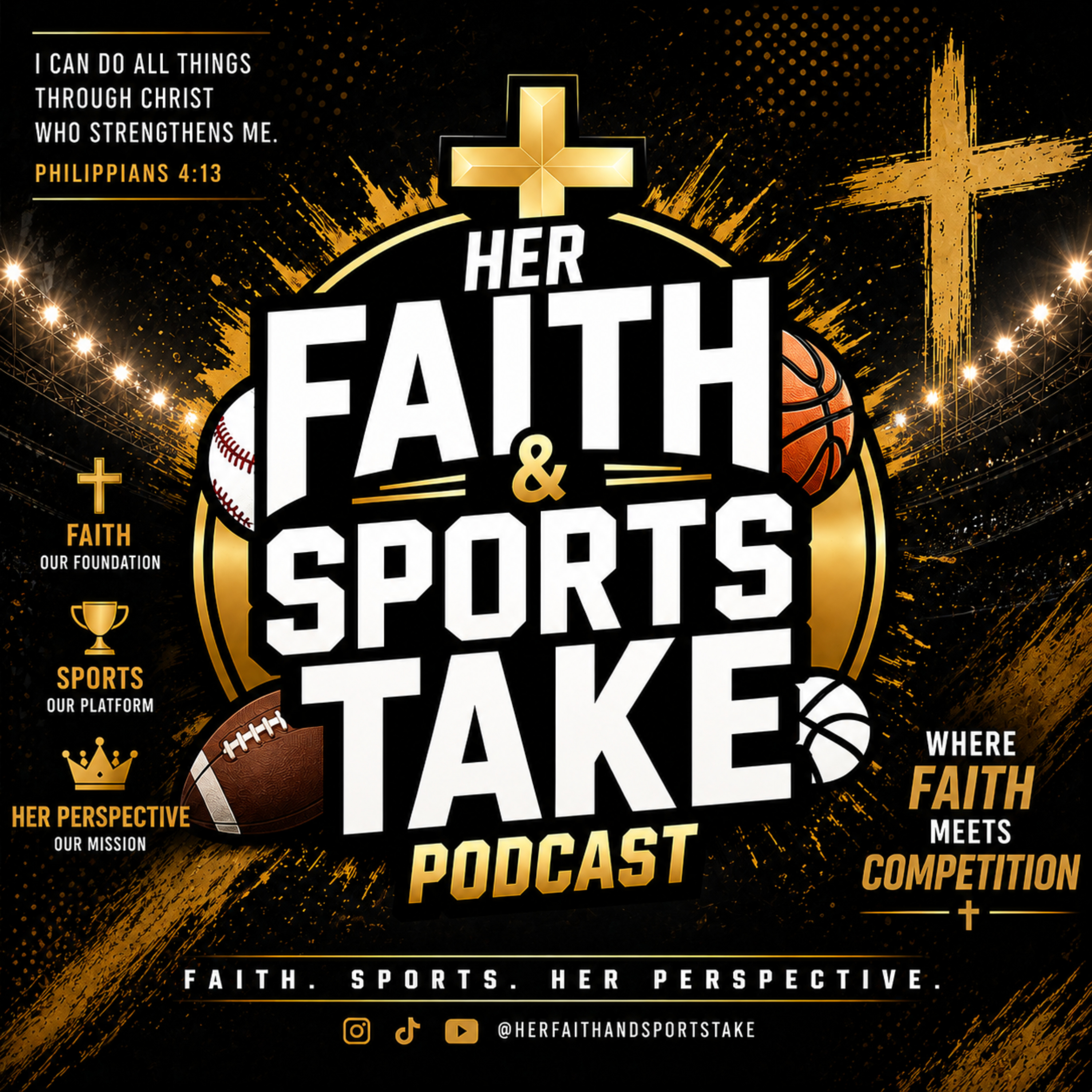 Her Faith and Sports Take podcast artwork