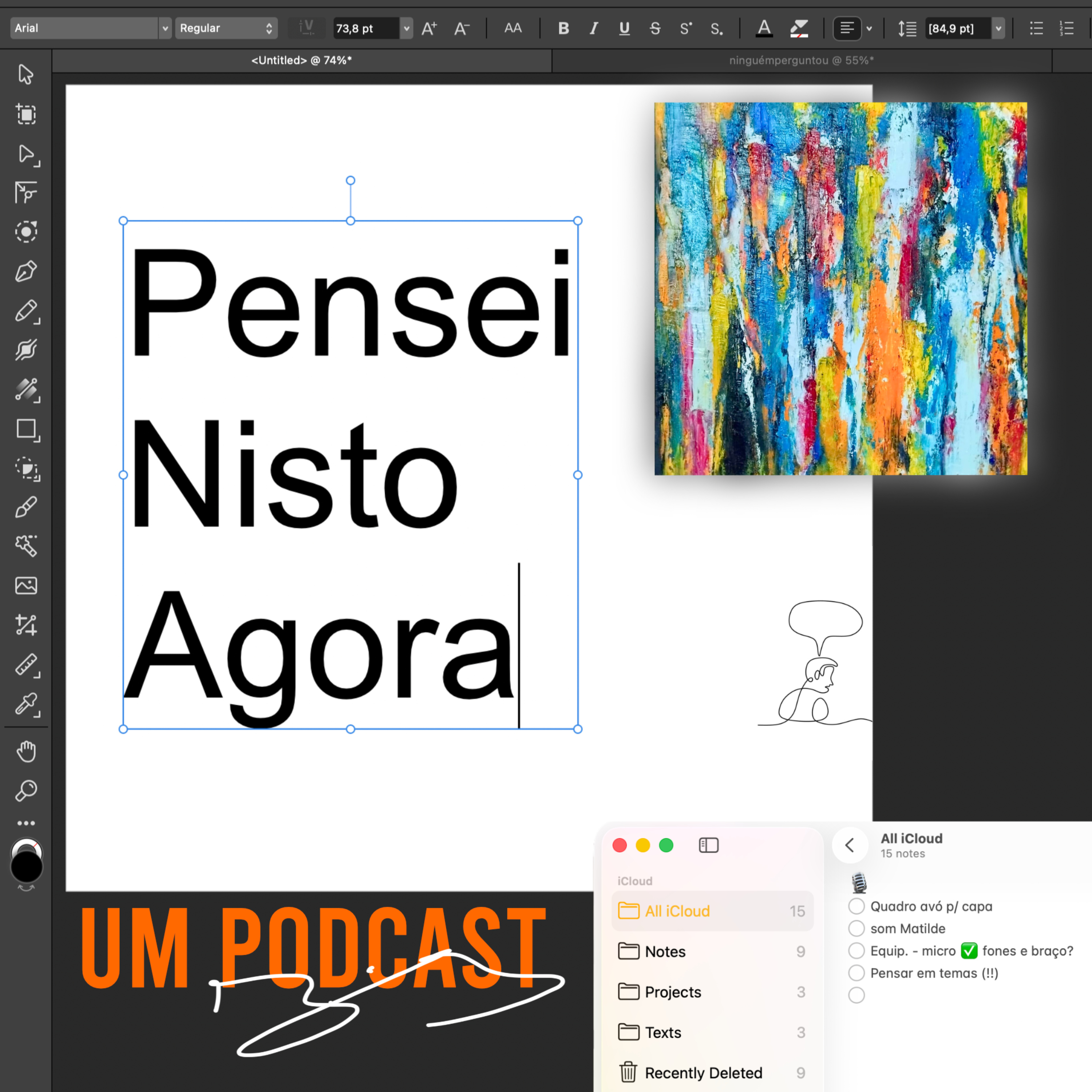 Pensei Nisto Agora podcast artwork