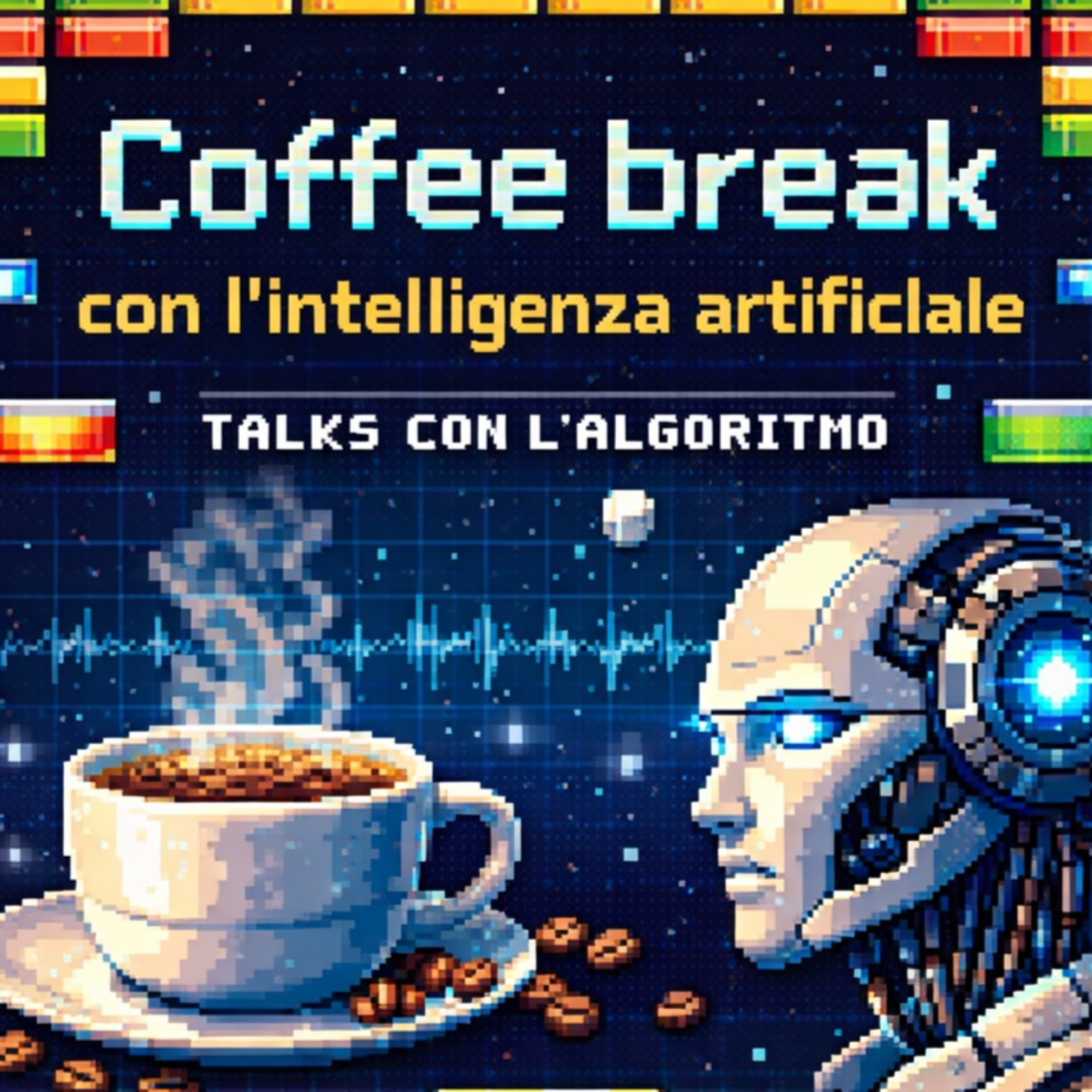 Coffee break con l’intelligenza artificiale - Talks con l'algoritmo cover art