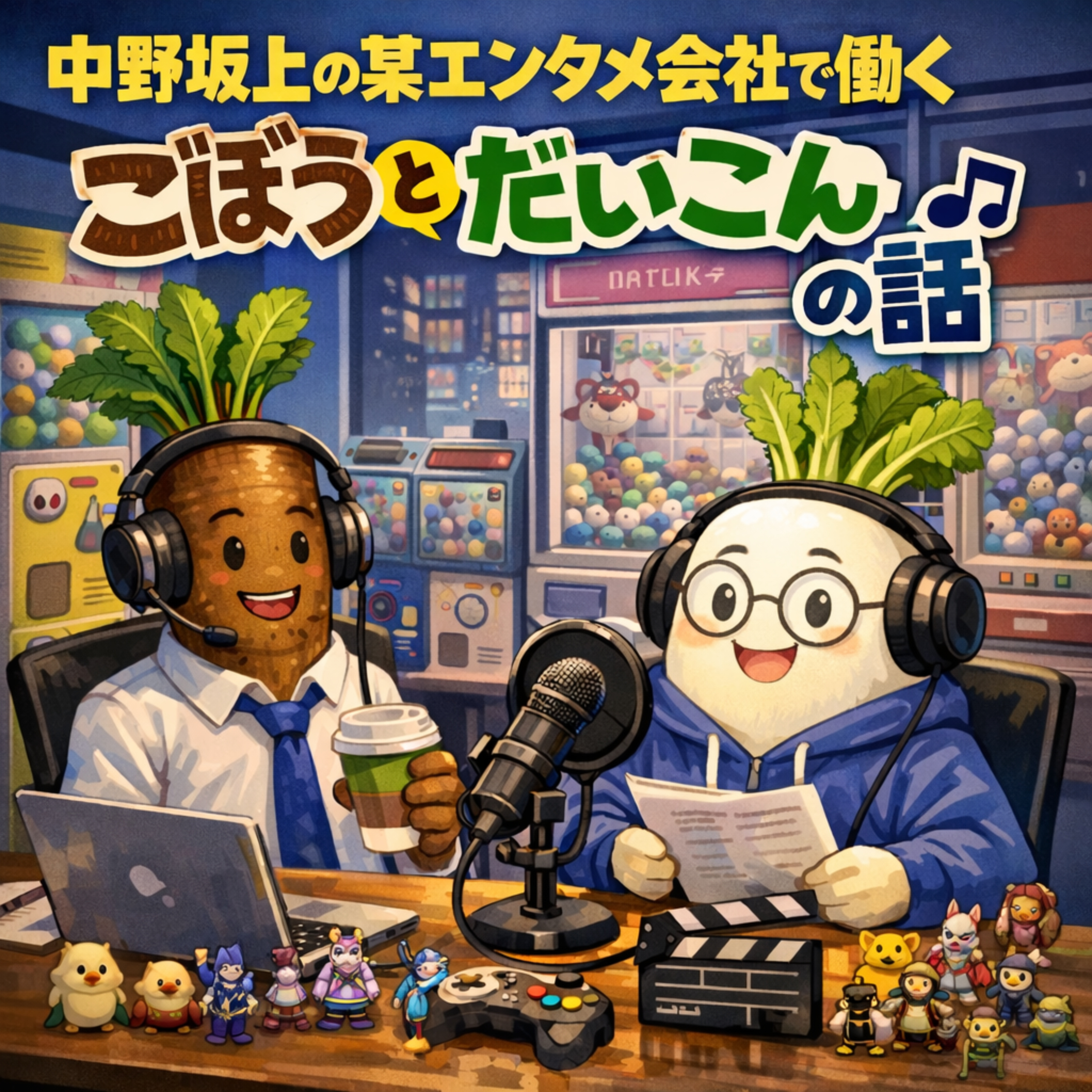 中野坂上の某エンタメ会社で働く ごぼうとだいこんの話