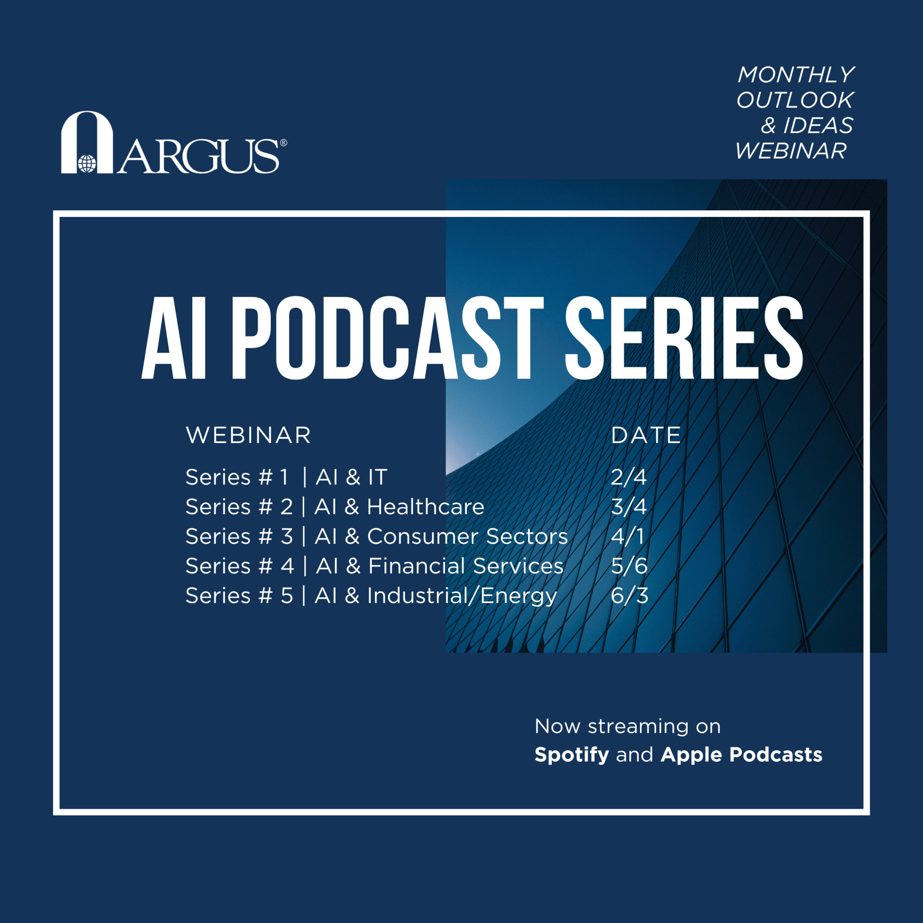 Argus Research Monthly Outlook & Ideas Podcast