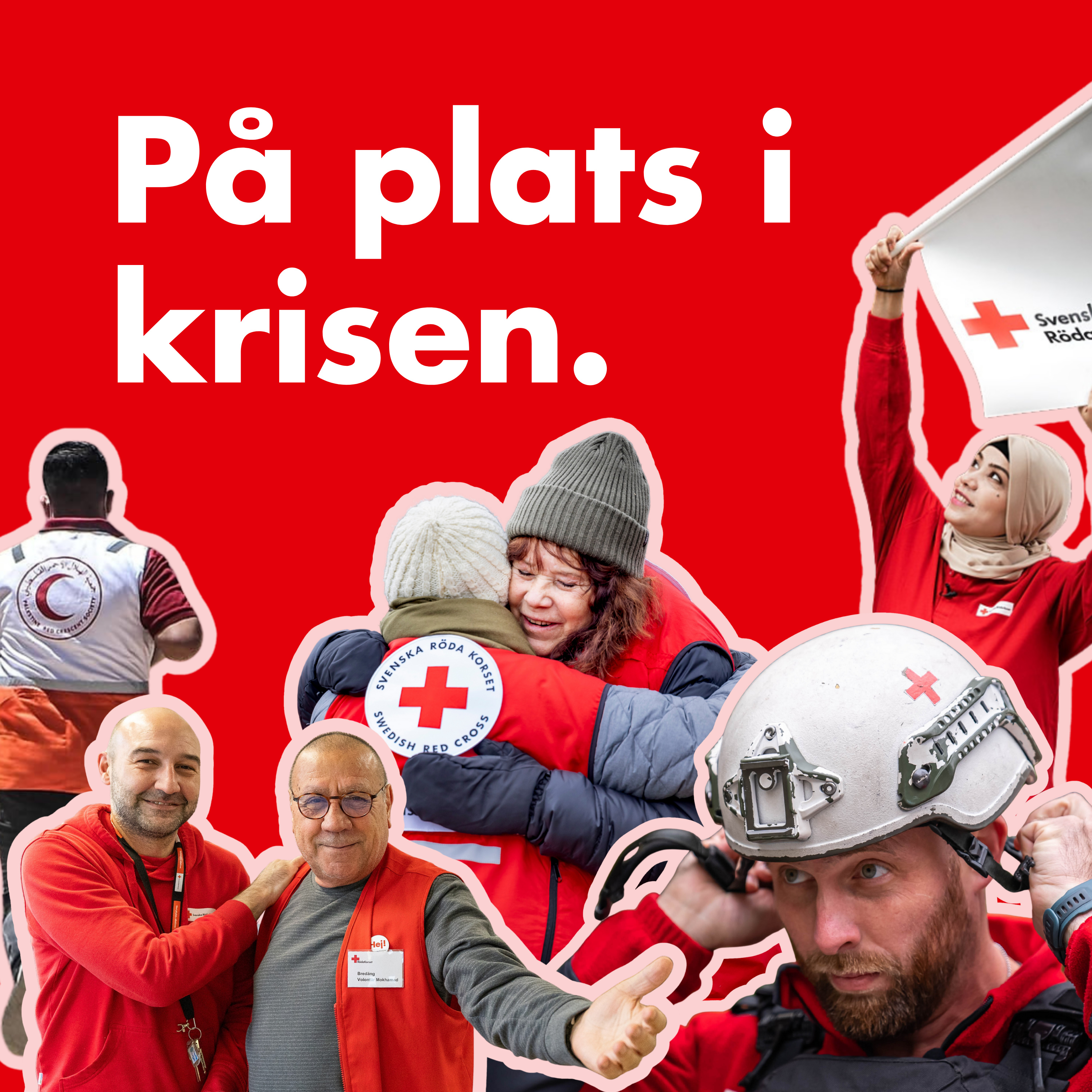 På plats i krisen cover art
