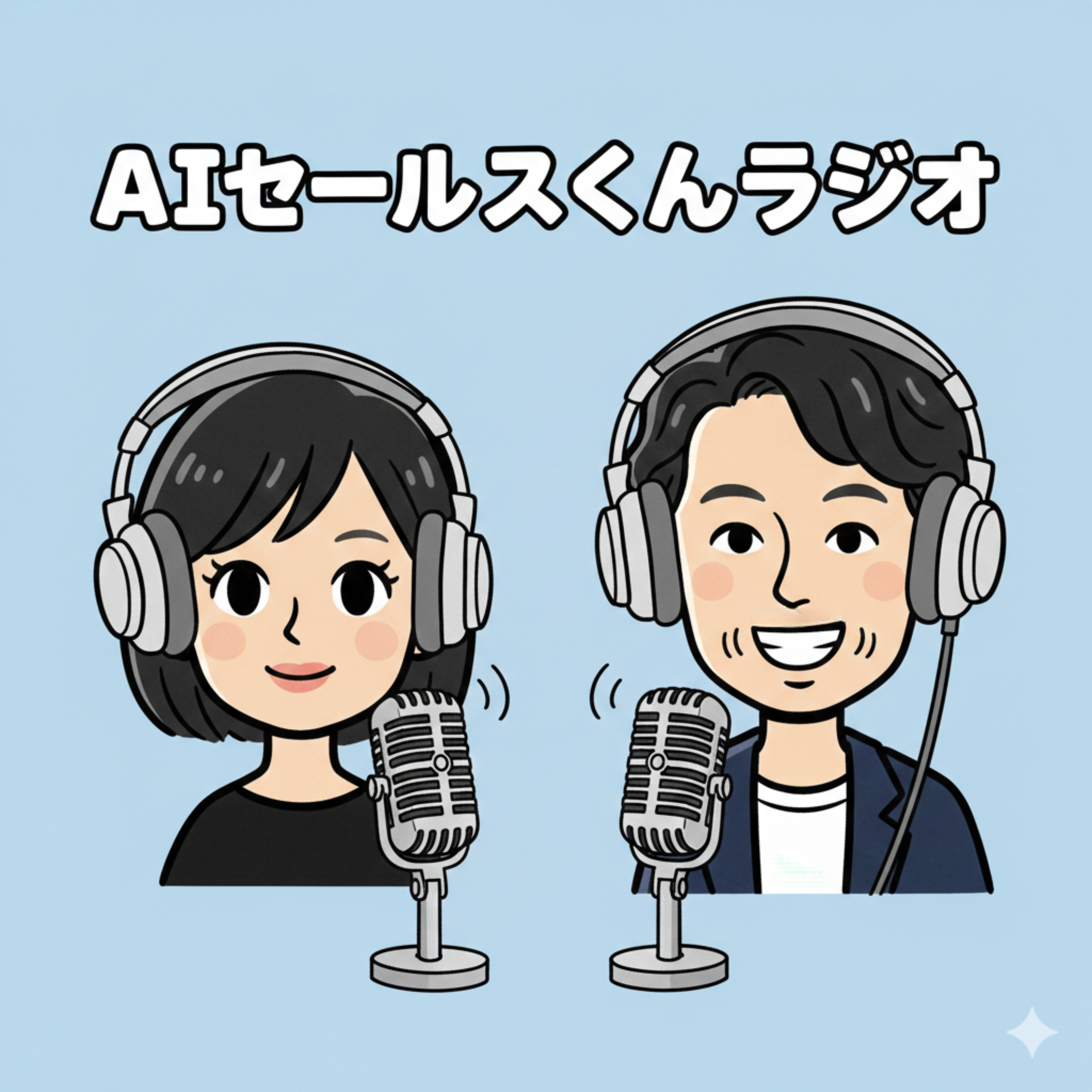 AIセールスくんラジオ ─ 「営業は喋るだけの世界」新卒×社長で "売り上げをあげるためのAI活用"について語ります