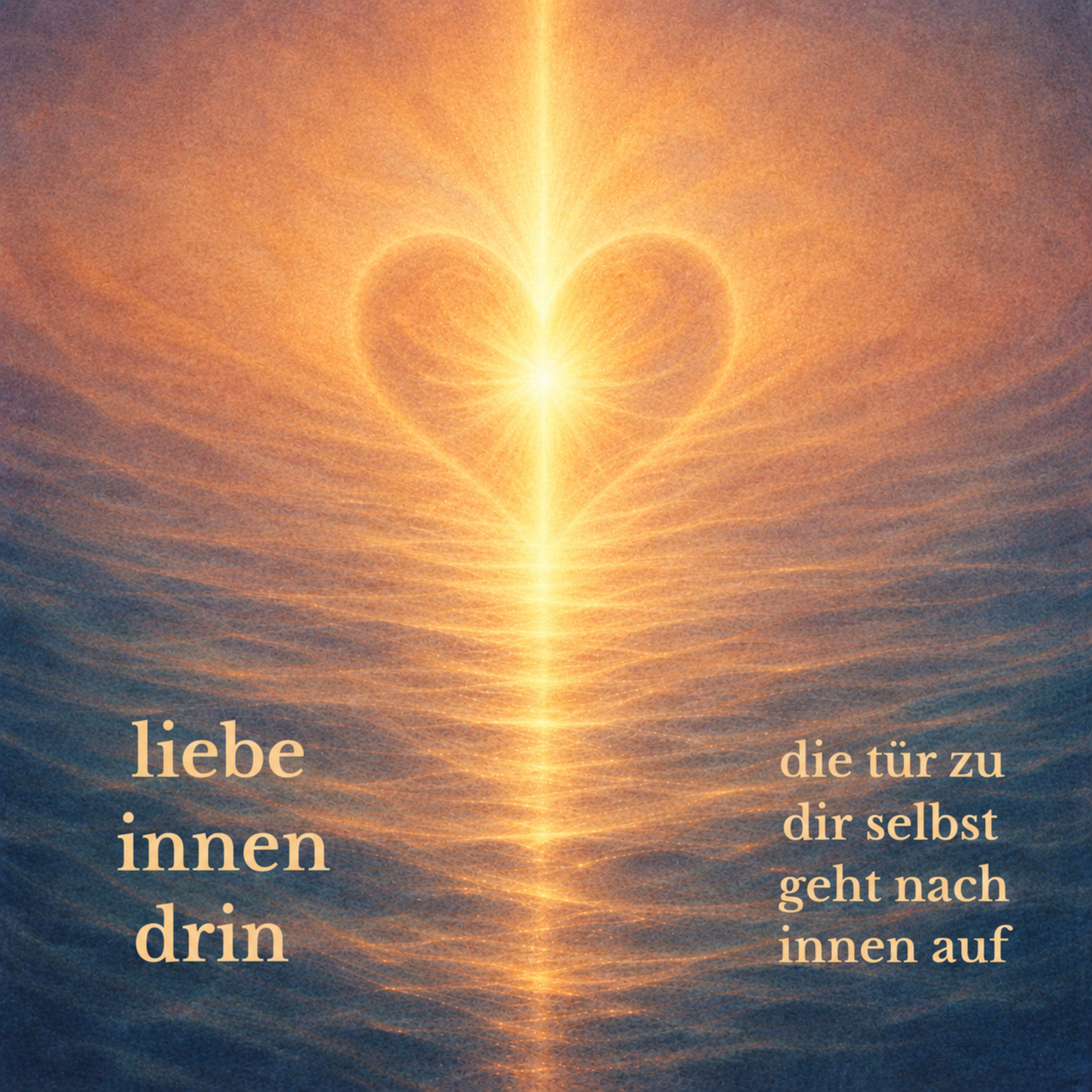 liebe innen drin - die tür zu dir selbst geht nach innen auf