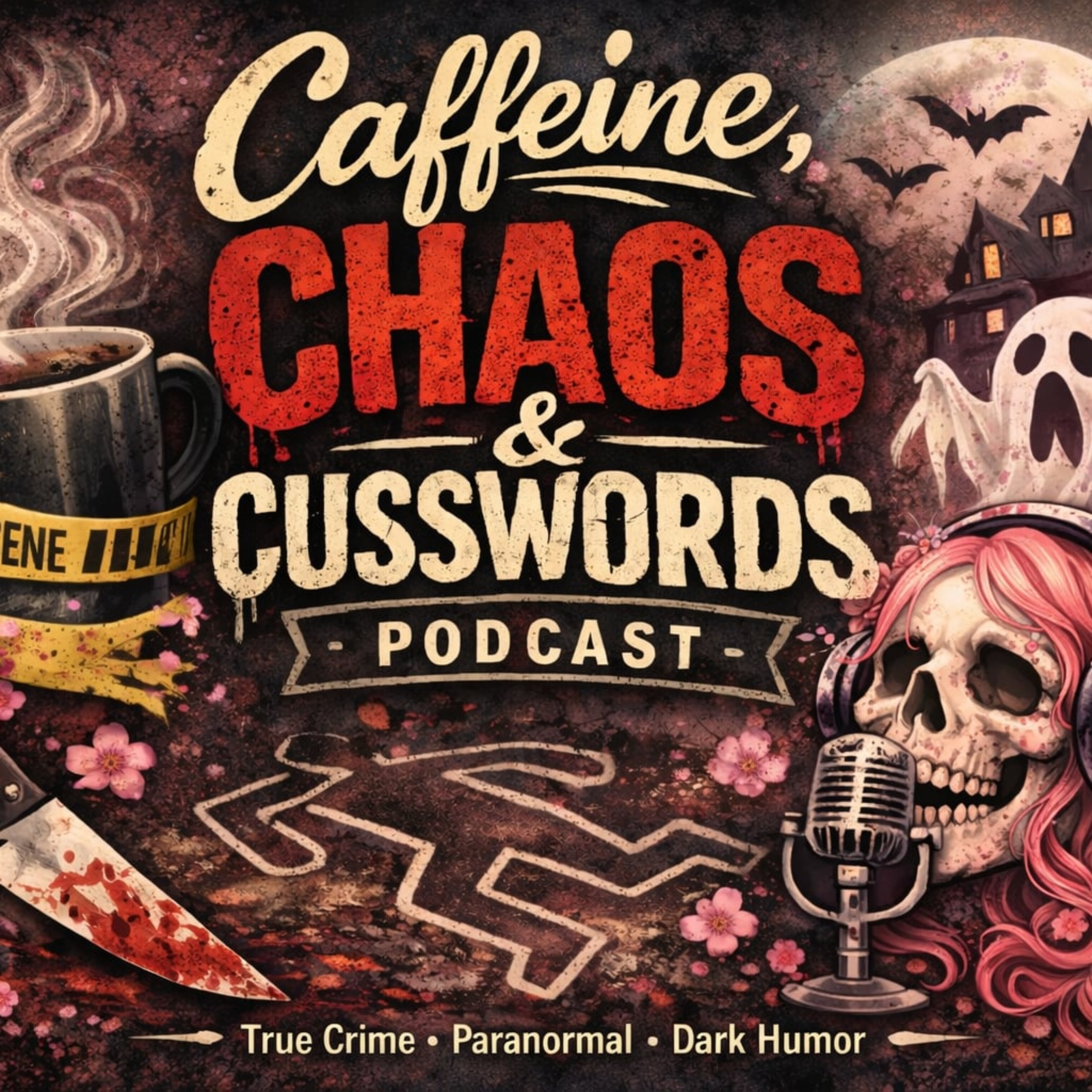 CAFFEINE, CHAOS AND CUSSWORDS cover art