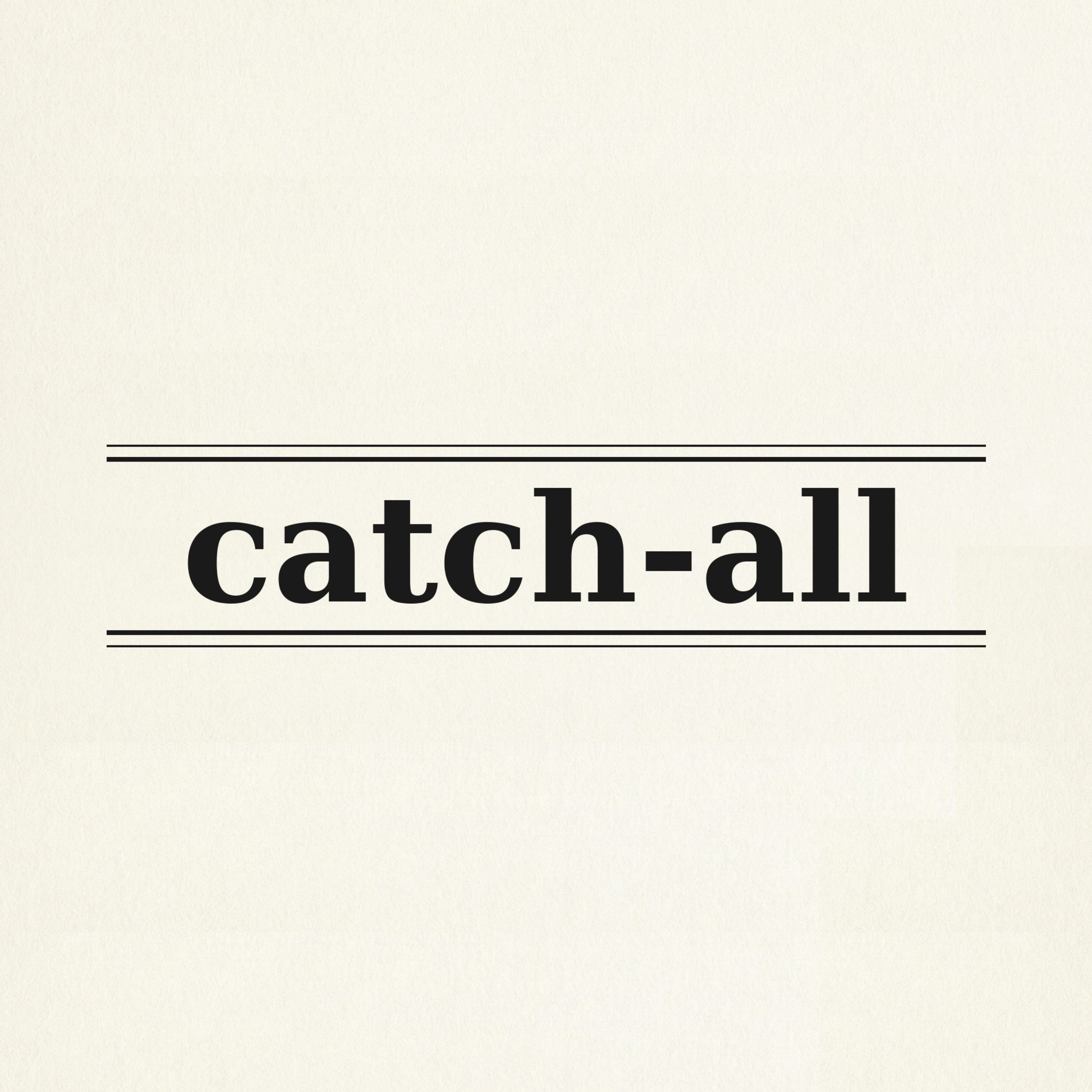 catch-all cover art