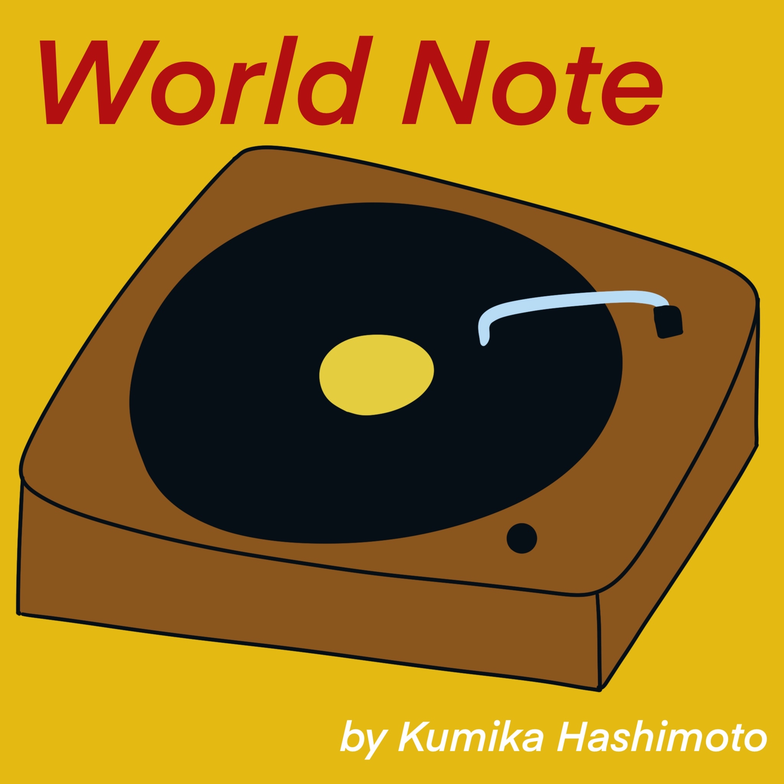 World Note by Kumika Hashimoto (NY based artist) cover art