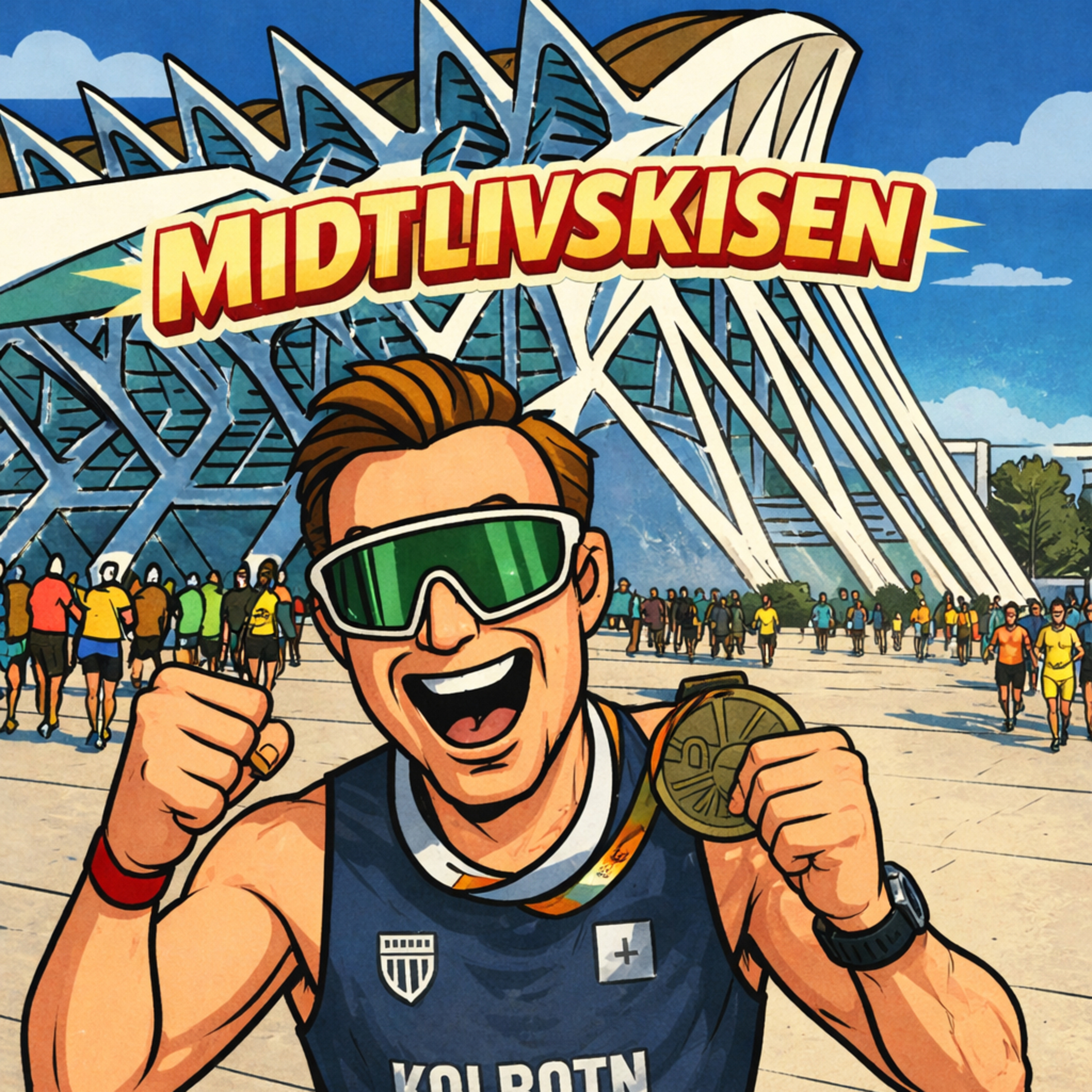 Midtlivskisen - med Thomas on the run cover art