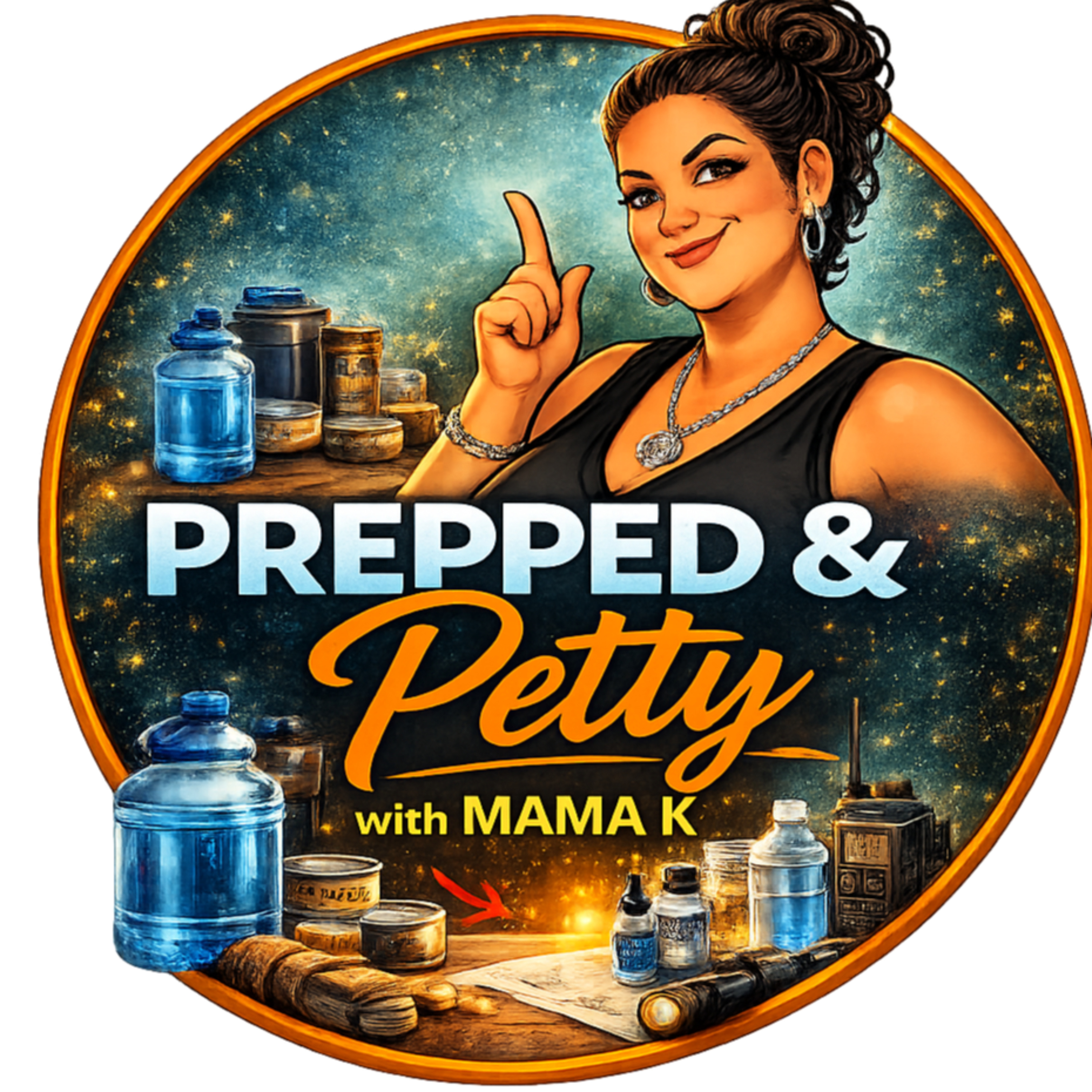 Prepped and Petty podcast artwork