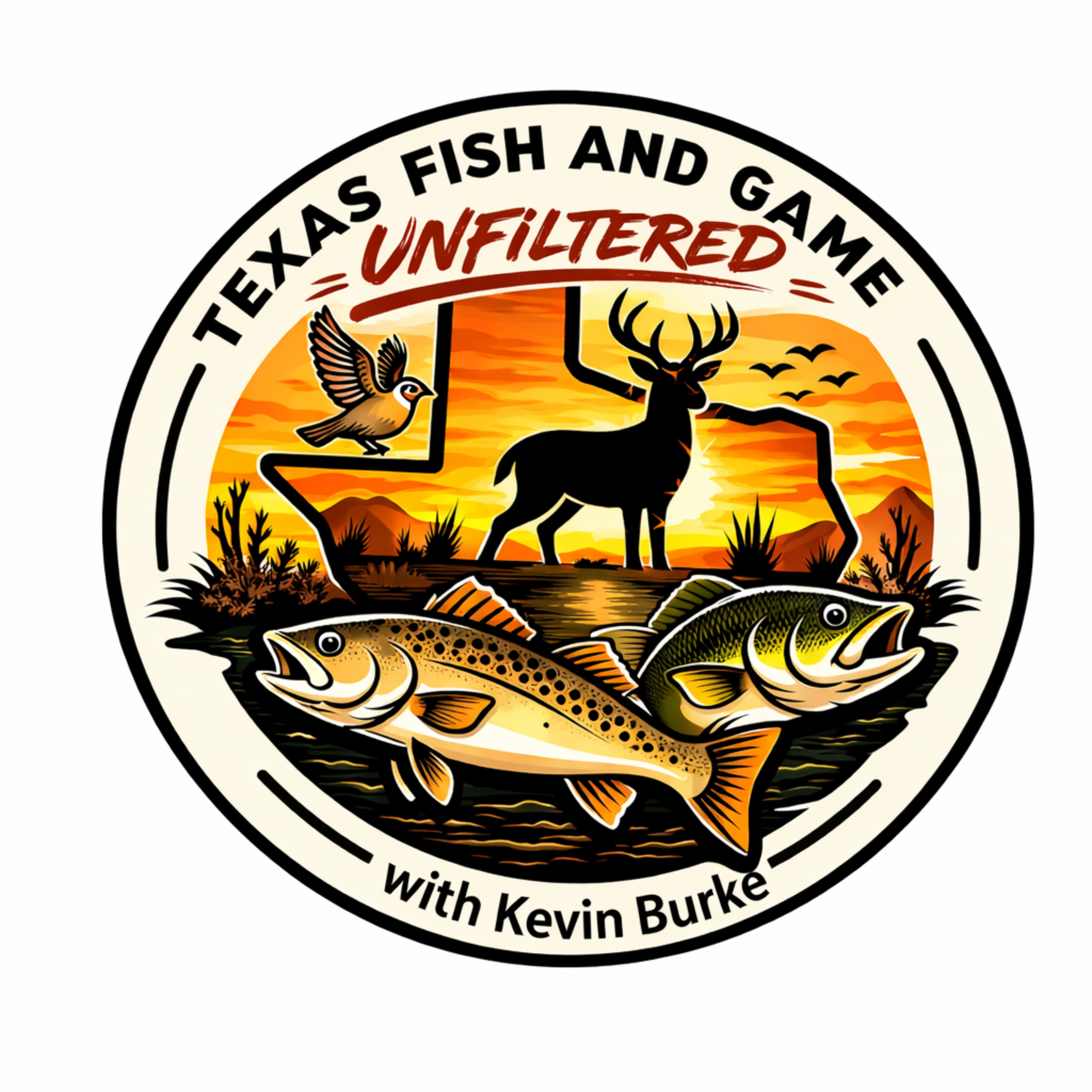 Texas Fish and Game Unfiltered with Kevin Burke cover art