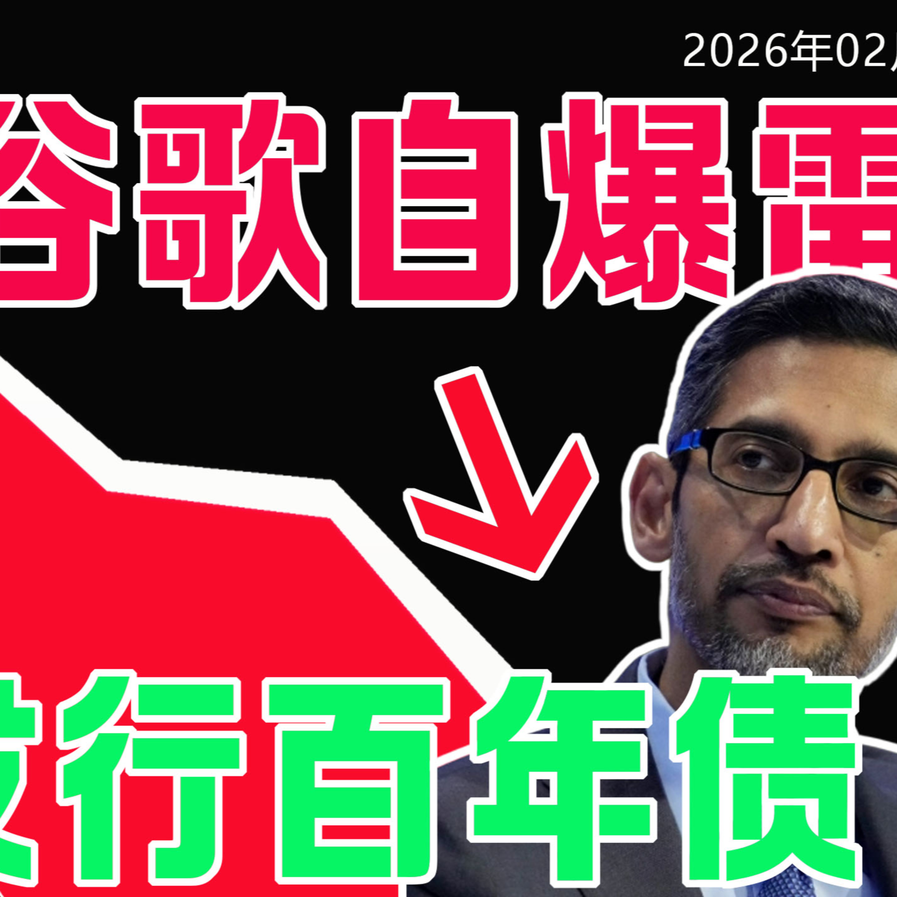 谷歌自爆大雷：兩大潛在Ai風險，發行100年期債券，是天才融資，還是科技泡沫？#谷歌 #DIS #COKE #標普 cover art