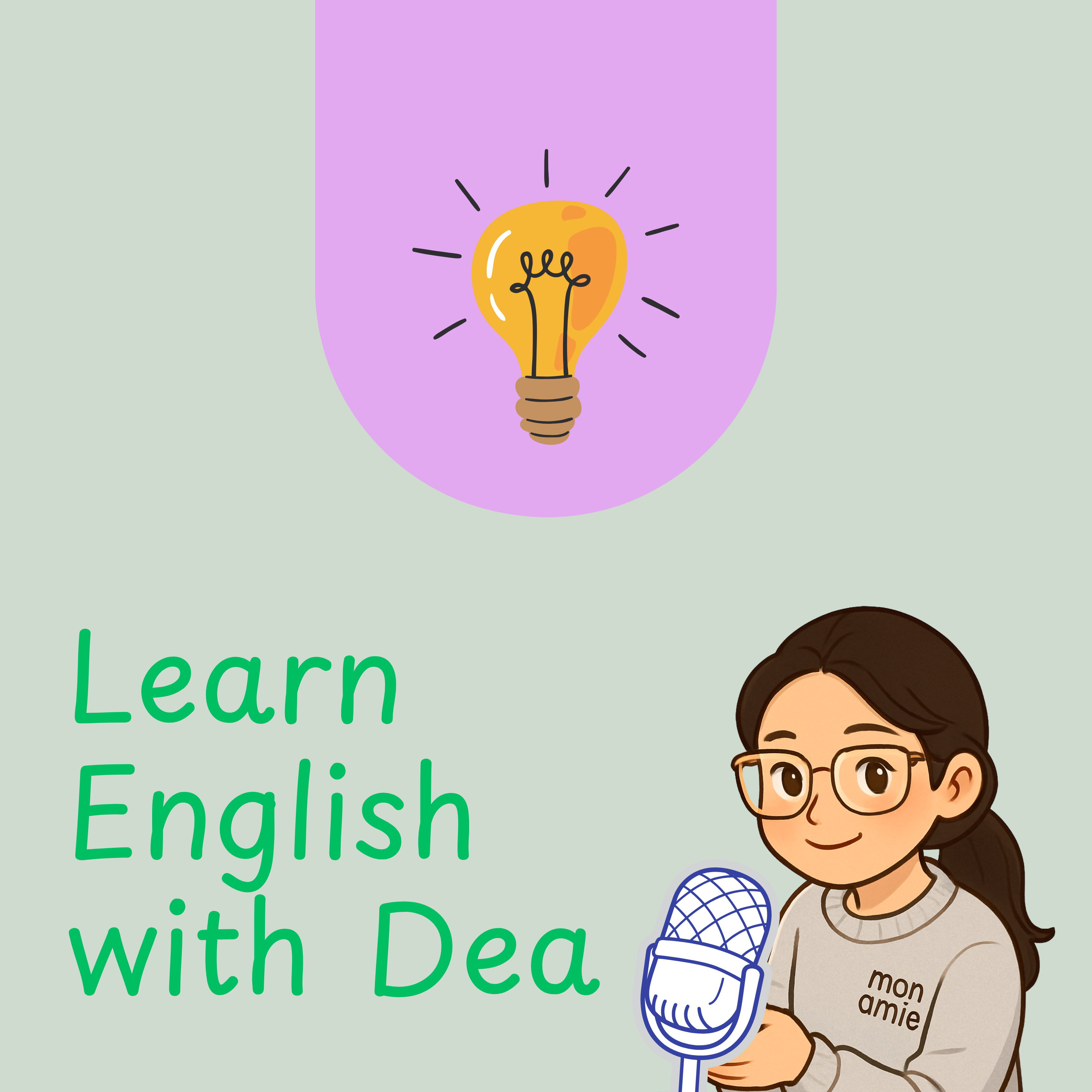 Learn English with Dea podcast artwork