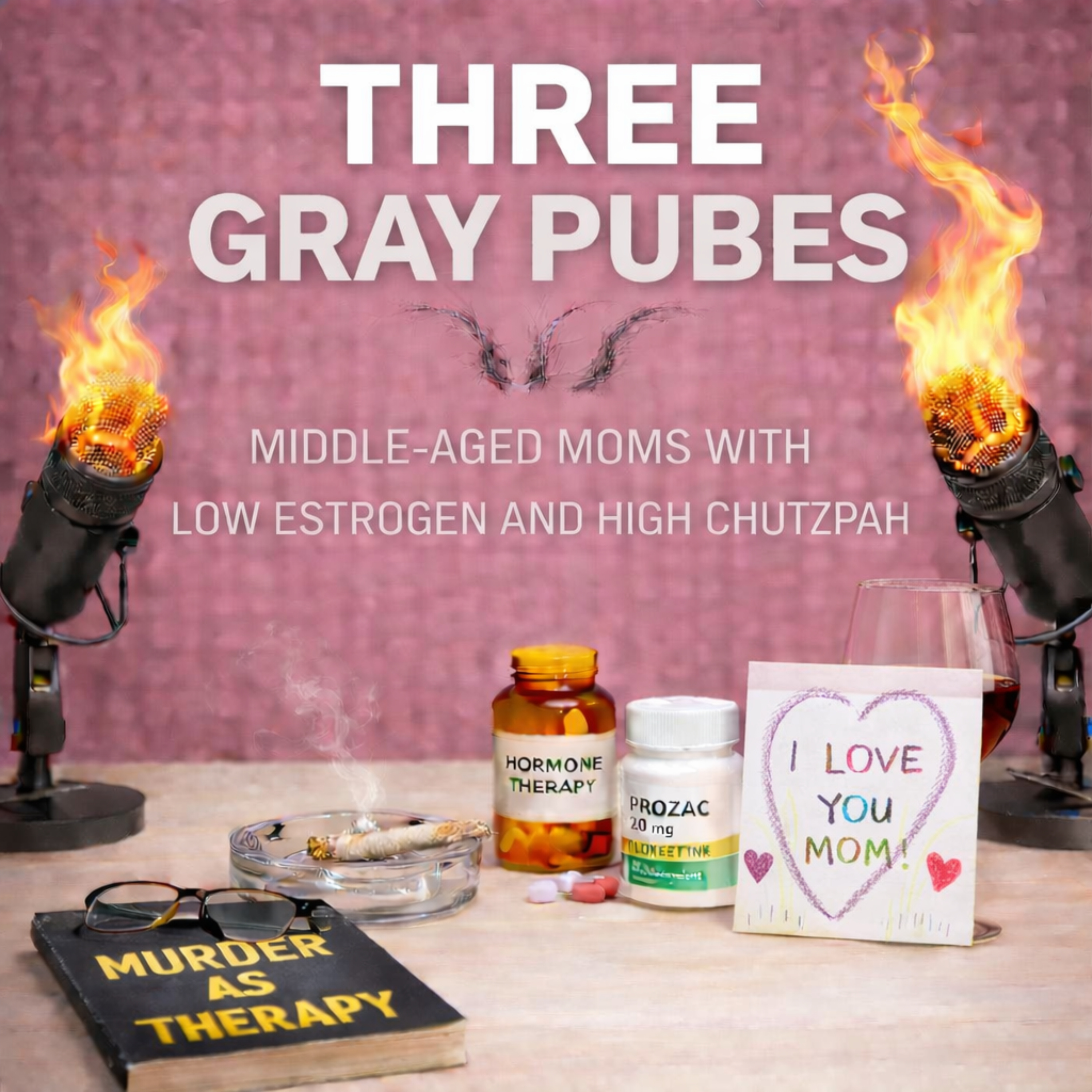 Three Gray Pubes cover art