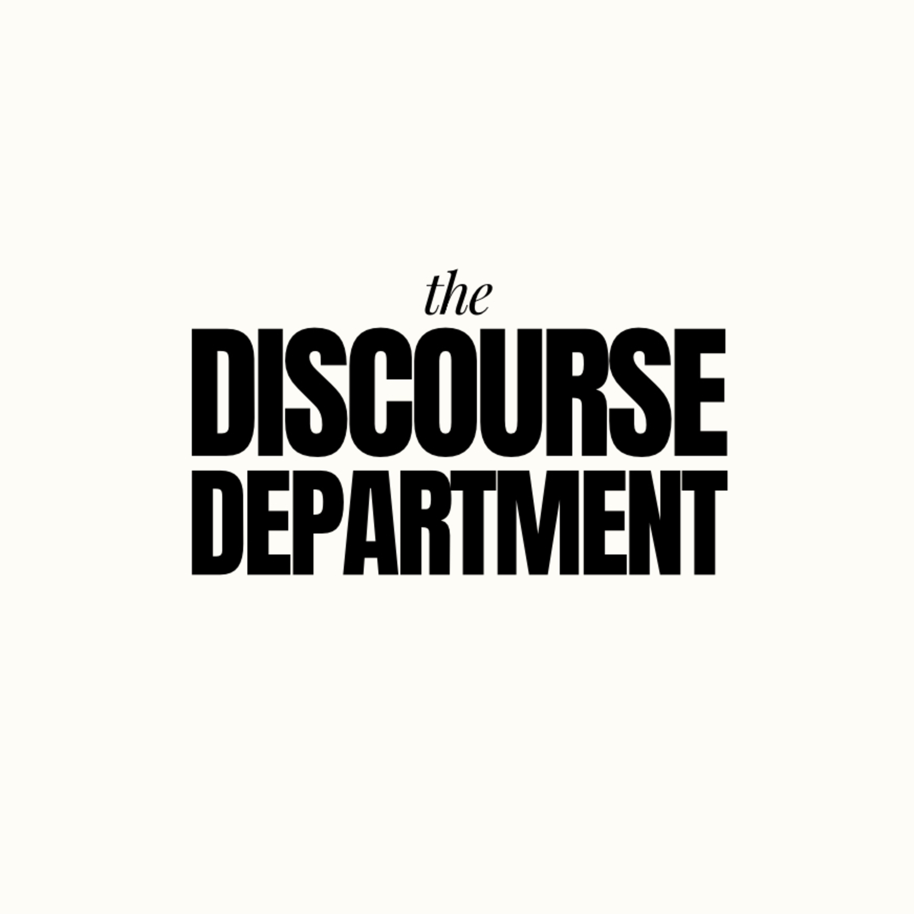 The discourse department