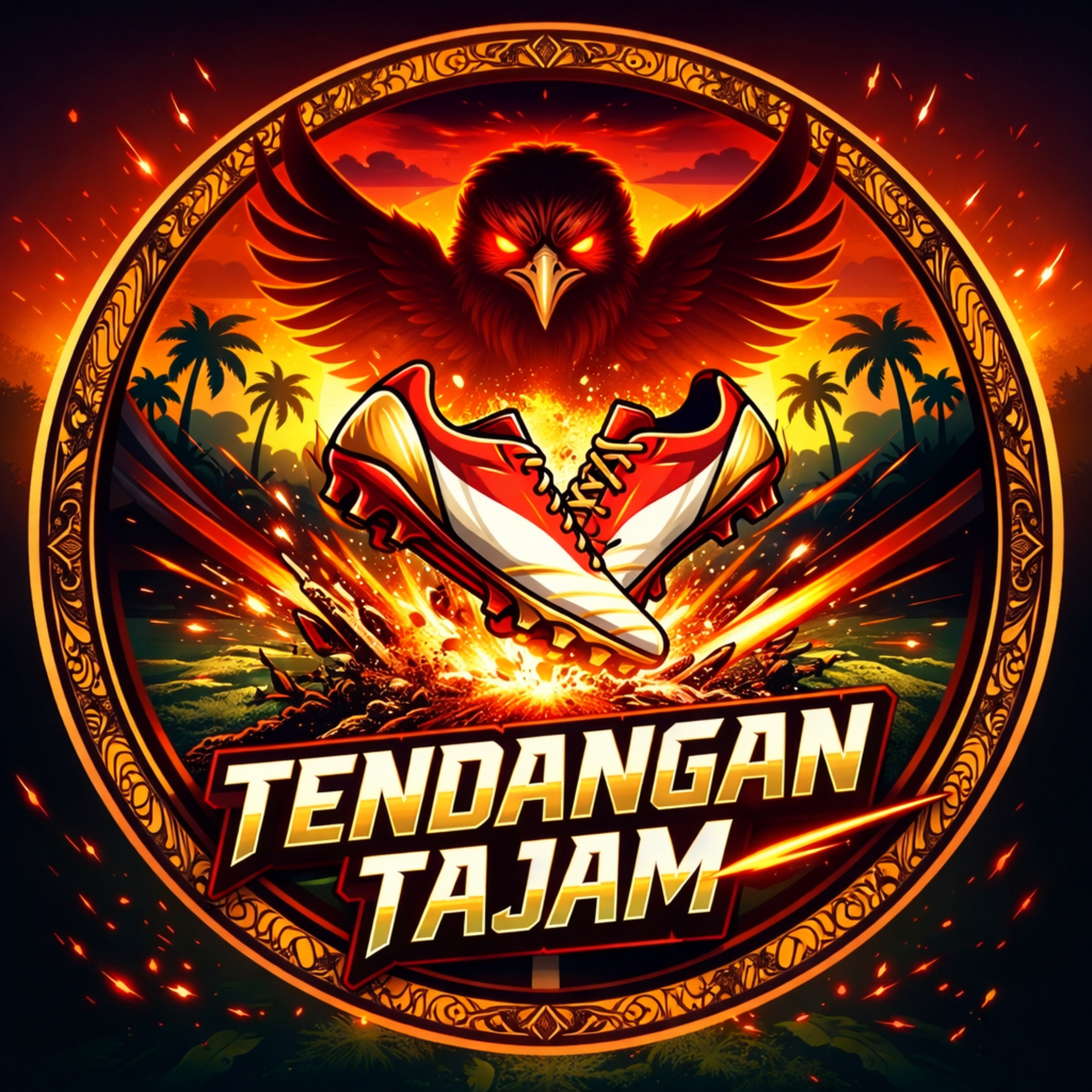 Tendangan Tajam cover art