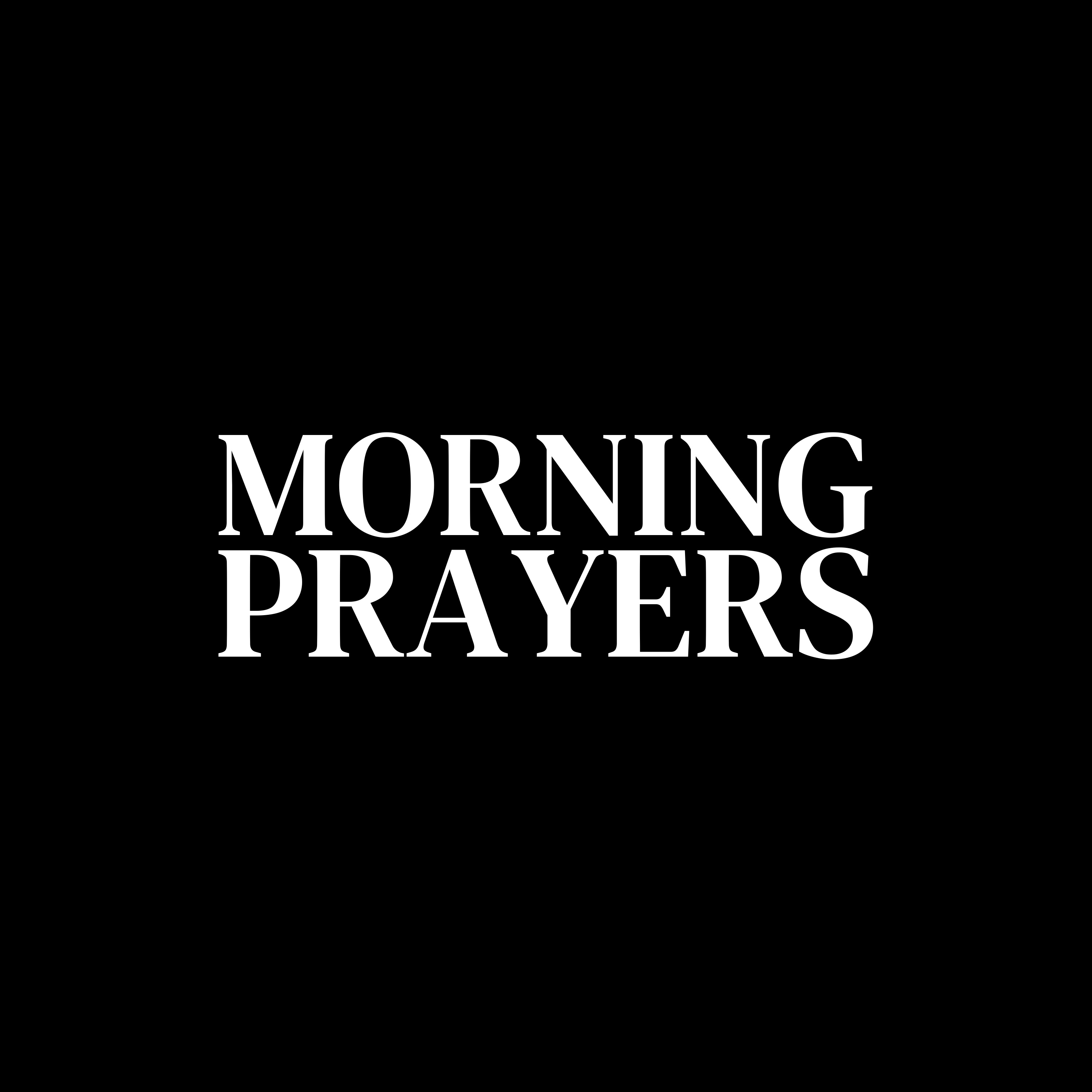 Morning Prayers cover art