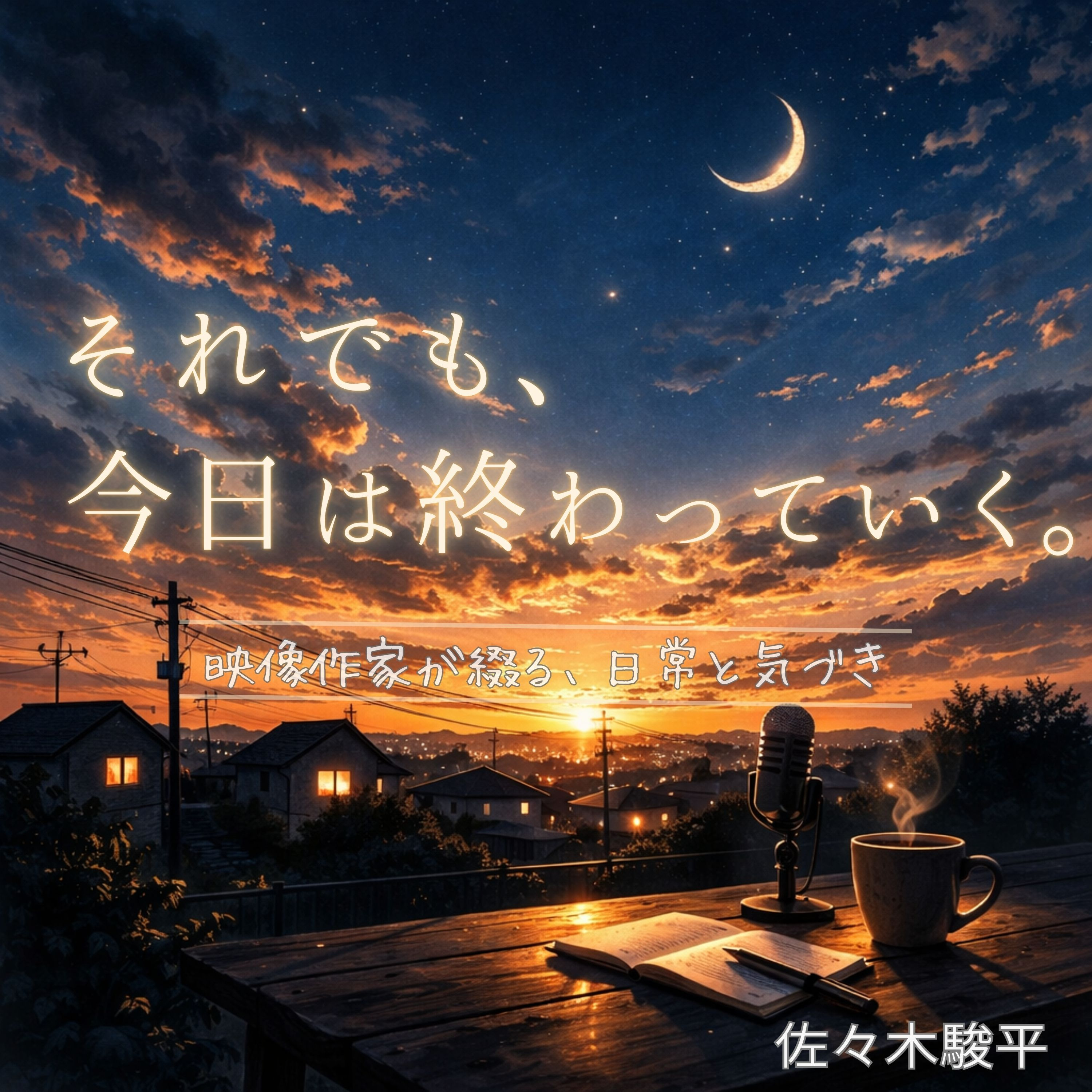 それでも、今日は終わっていく。