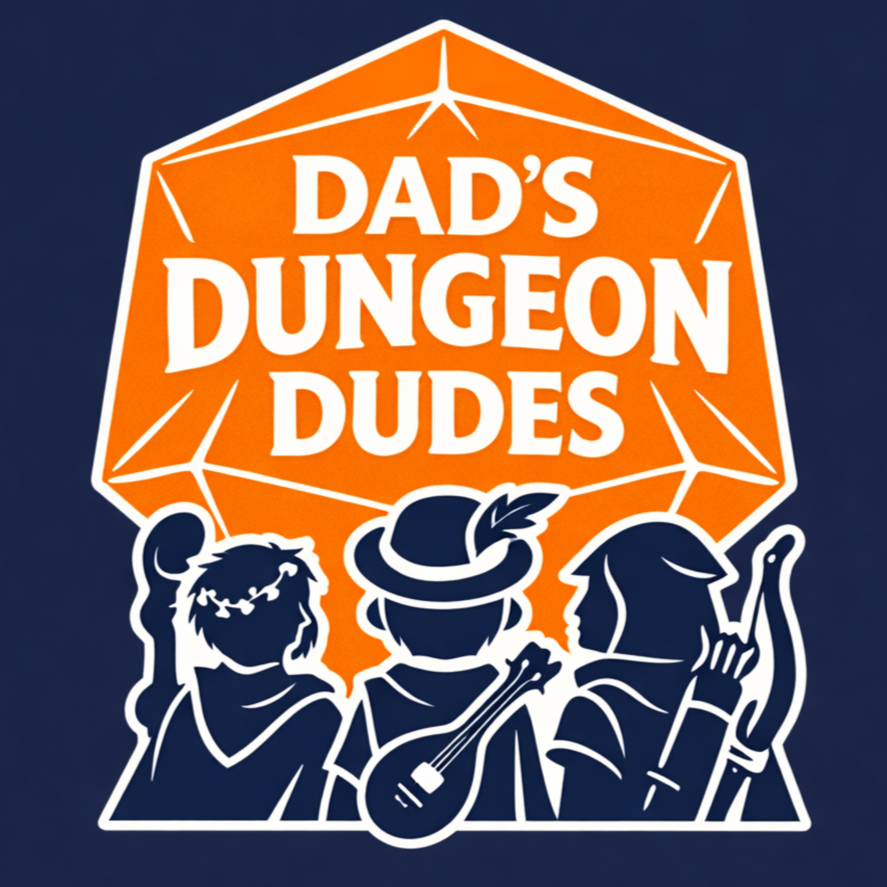 Dad's Dungeon Dudes podcast artwork