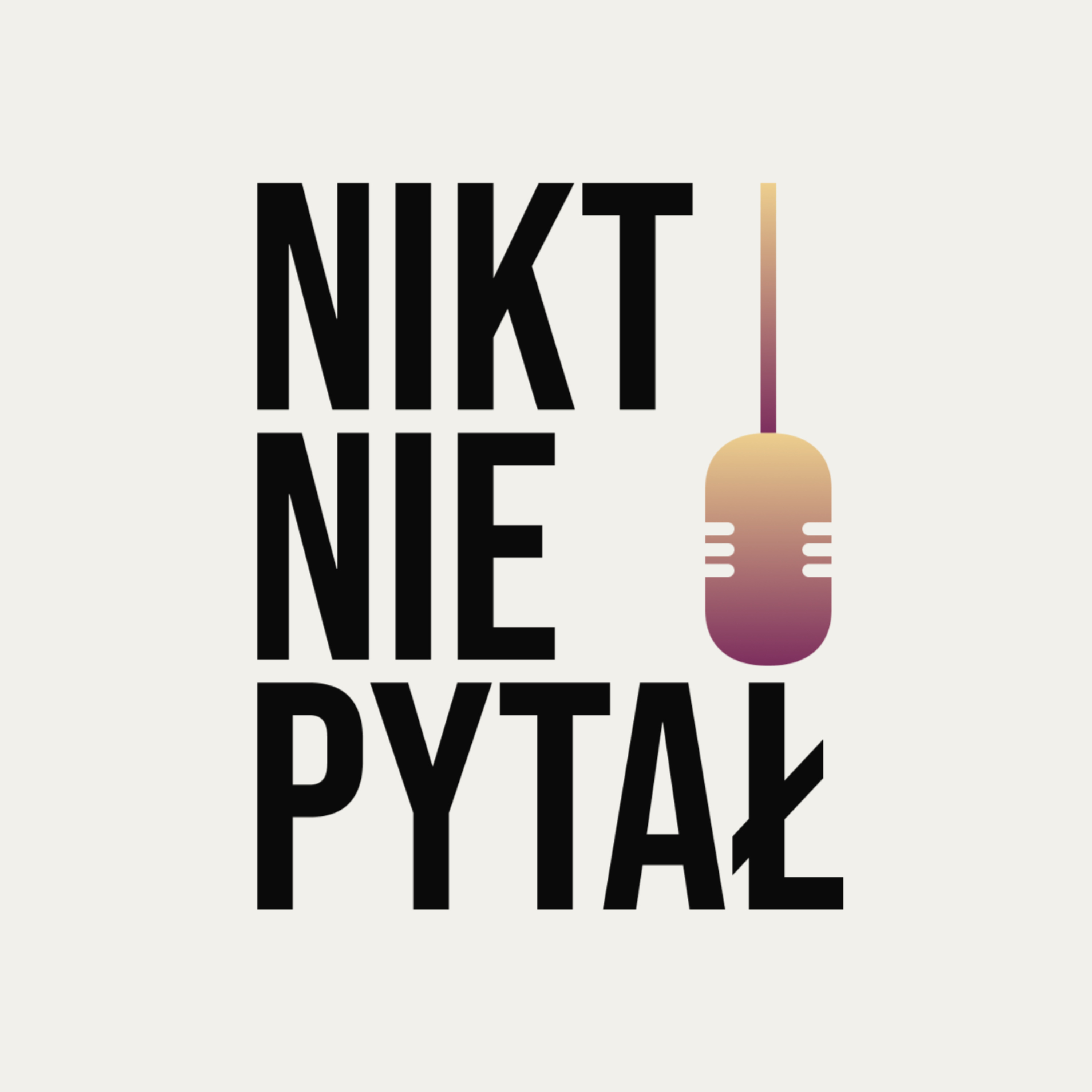 nikt nie pytał cover art
