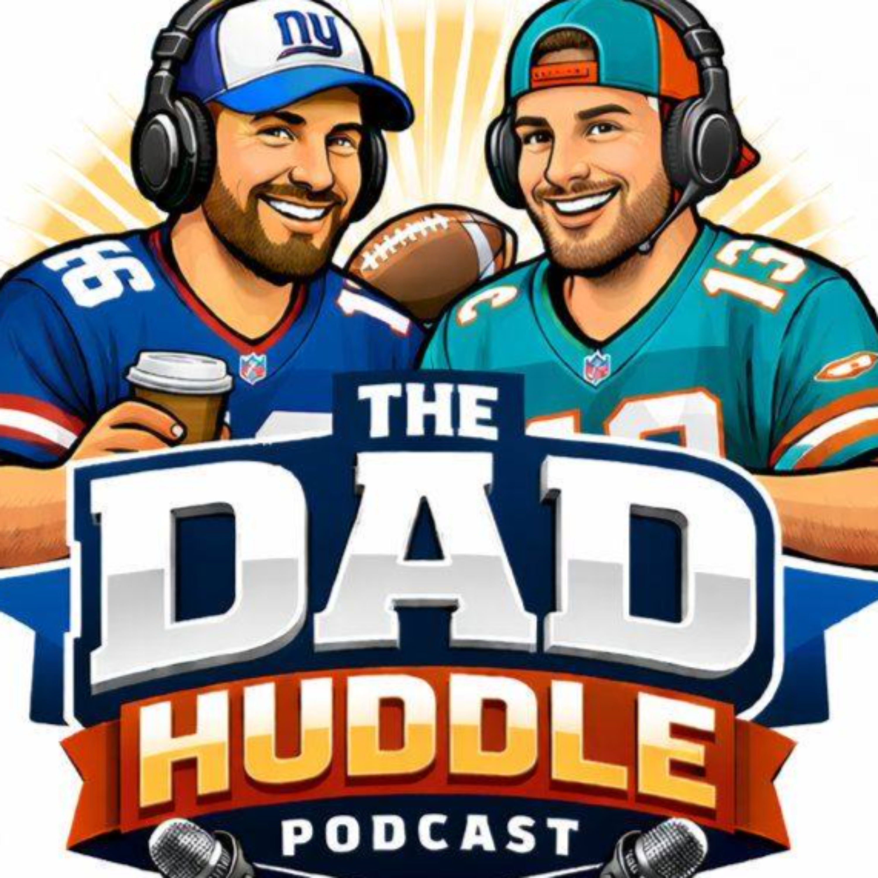 The Dad Huddle podcast artwork