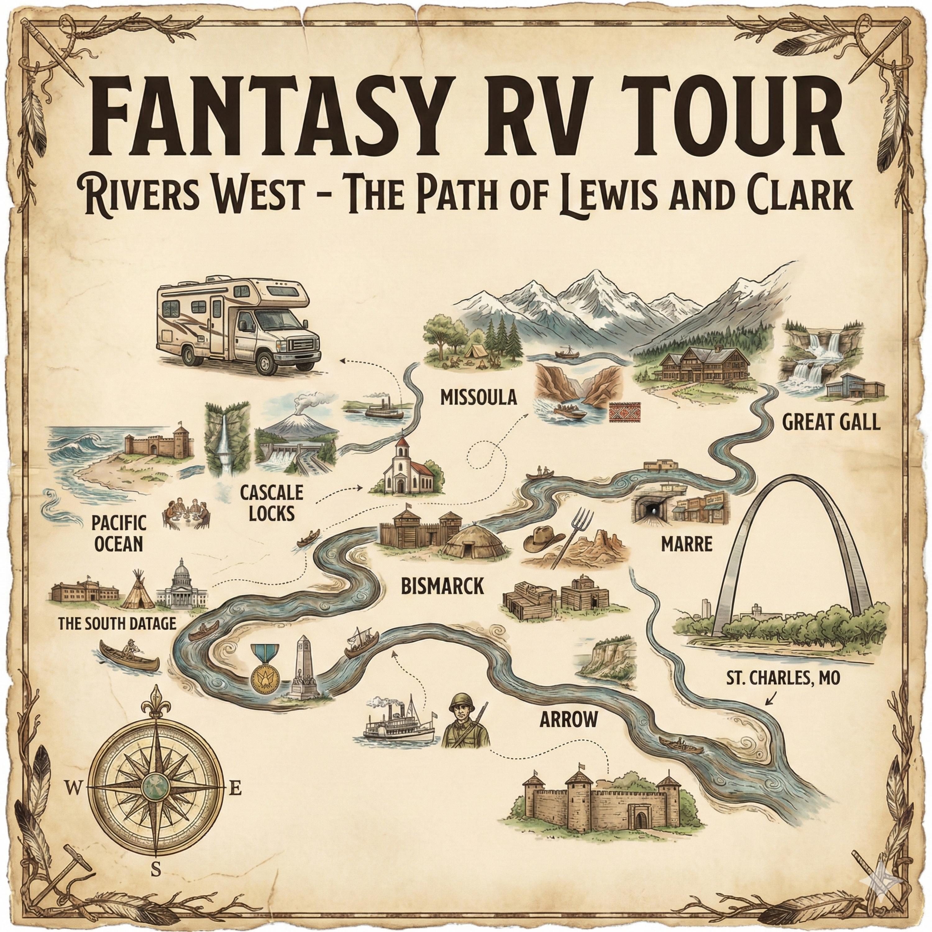 Rivers West - The Path of Lewis and Clark cover art