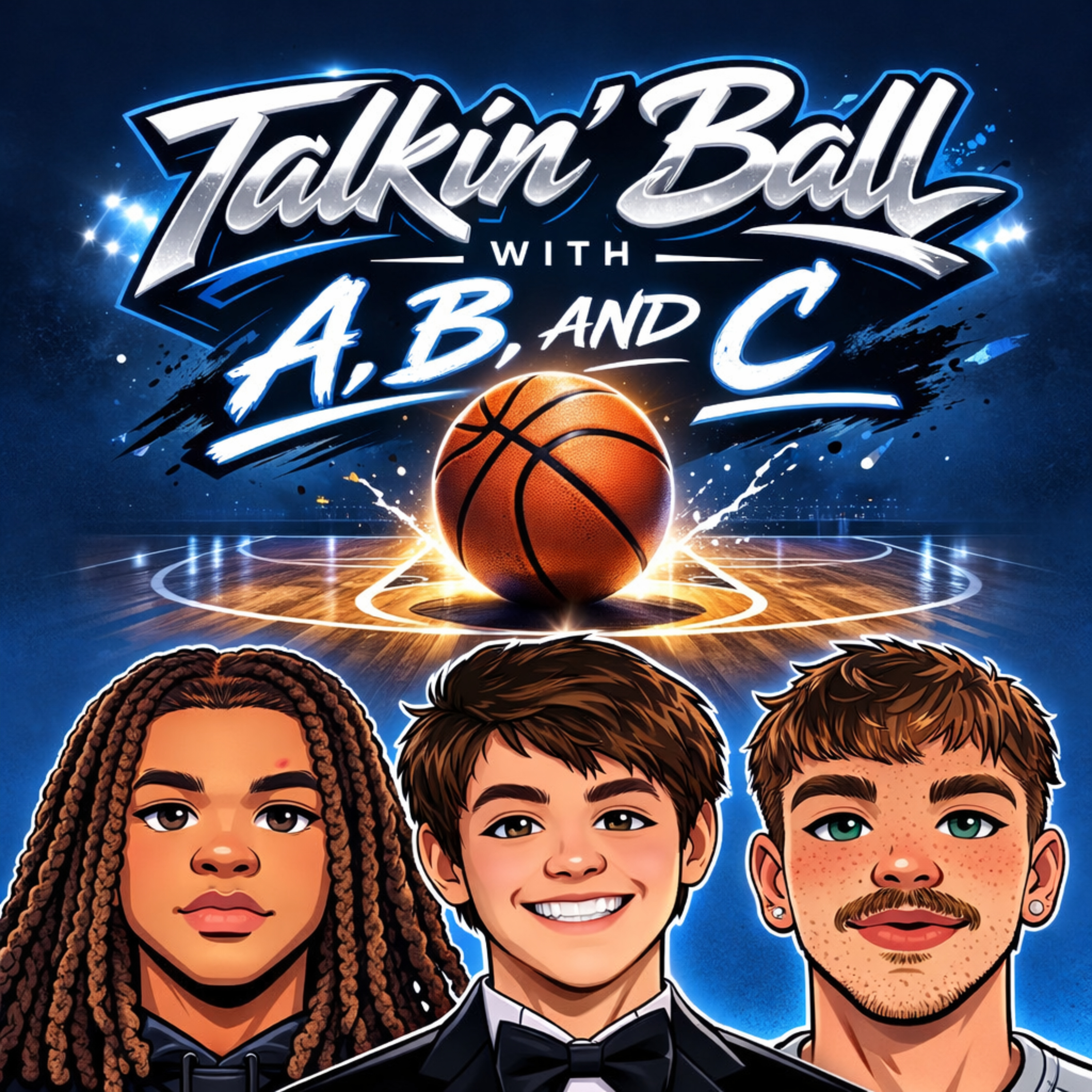 Talkin Ball with A, B, and C podcast artwork