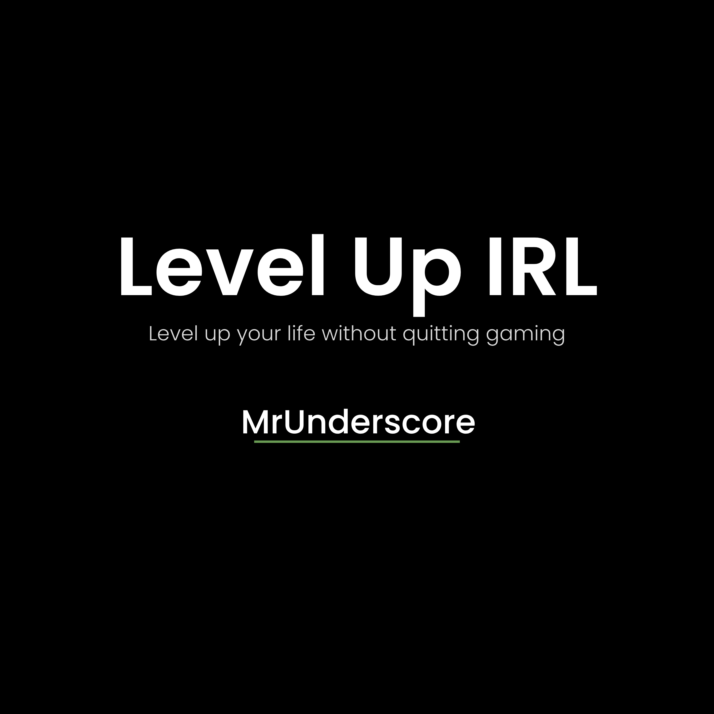 Level Up IRL