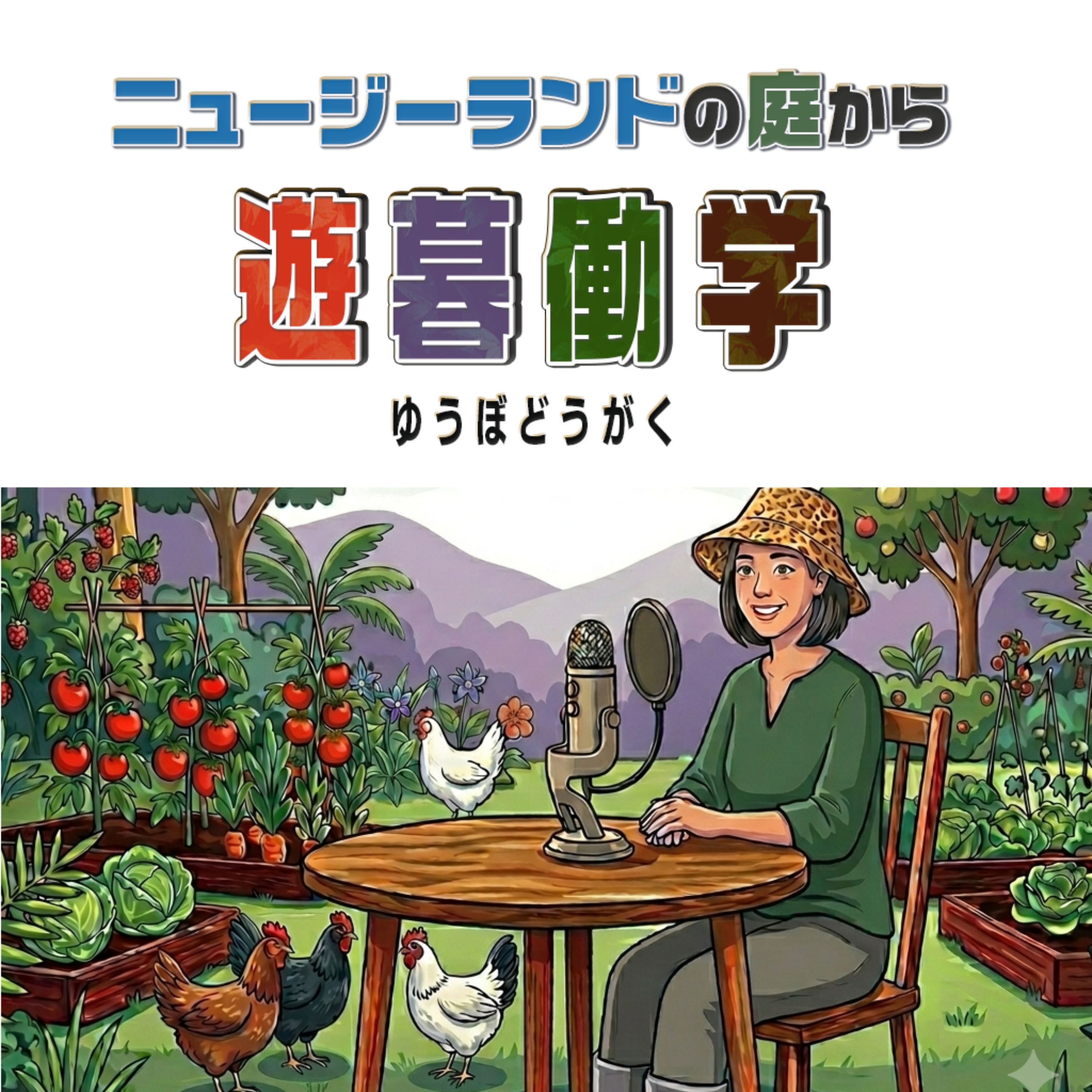 ニュージーランドの庭から｜遊暮働学 (ゆうぼどうがく）Podcast