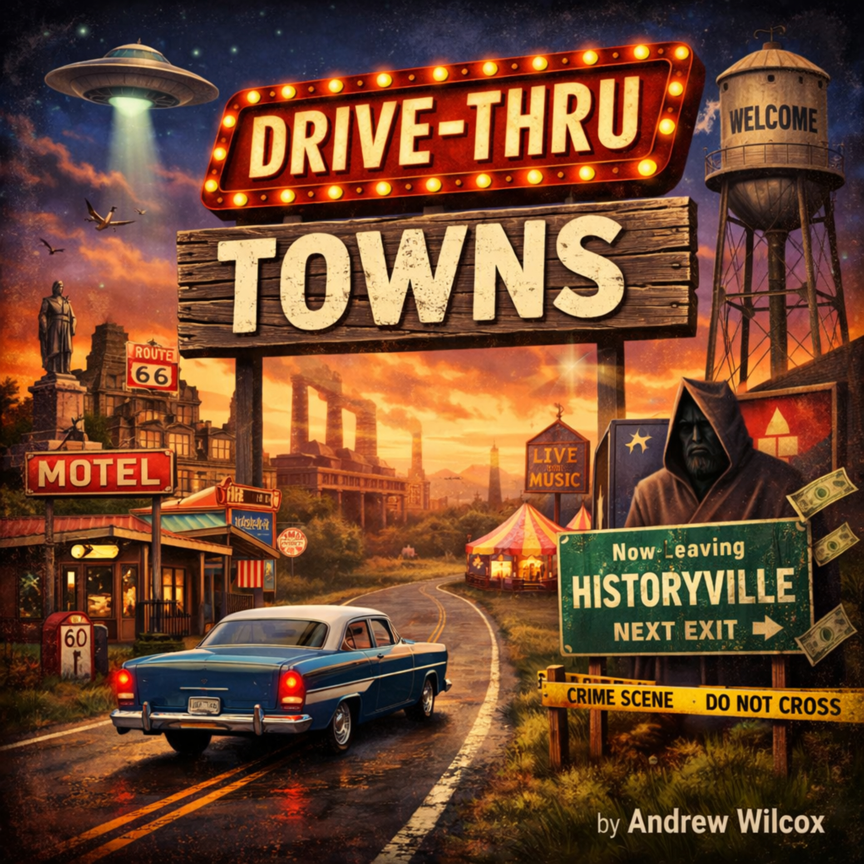 Drive-Thru Towns podcast artwork