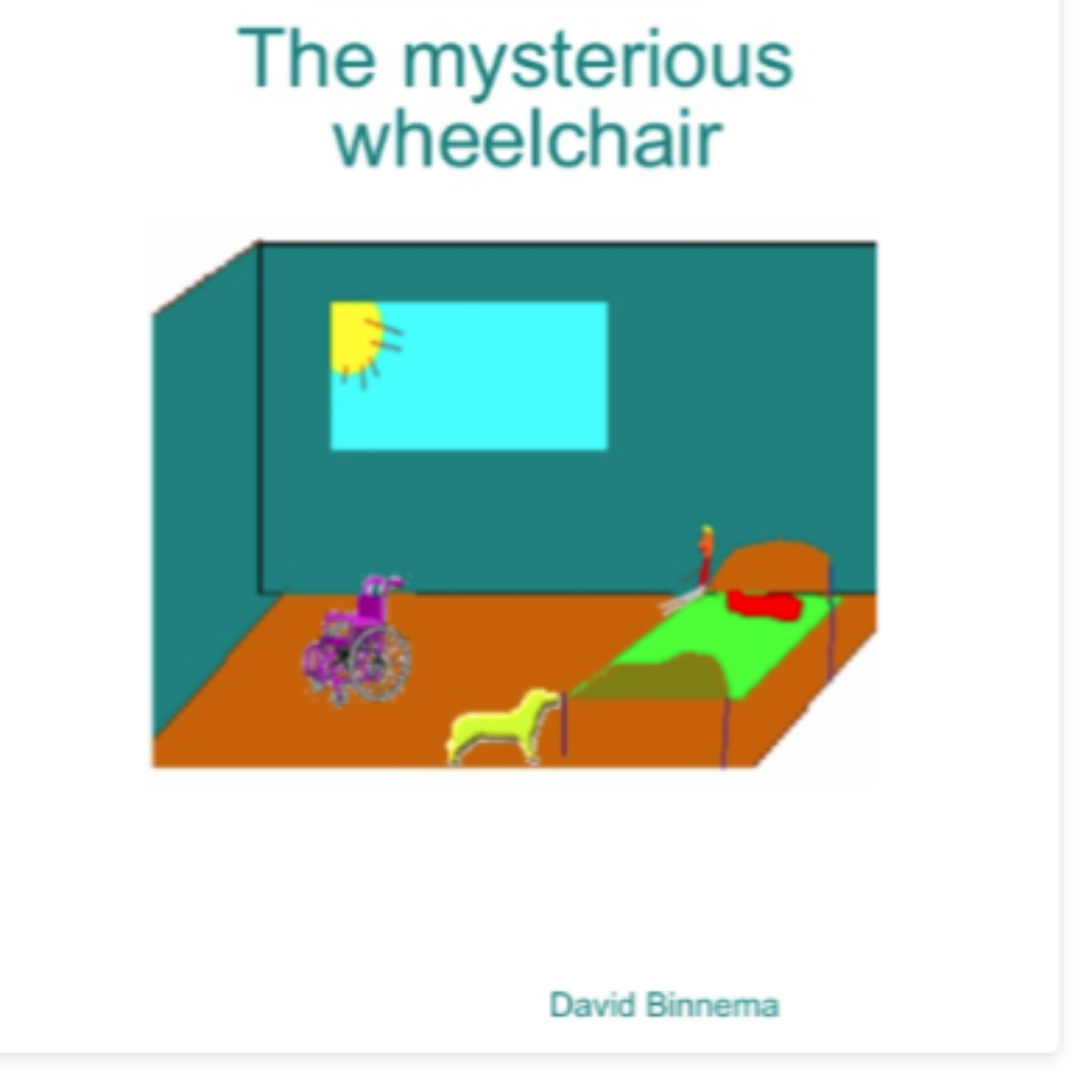 The mysterious wheelchair cover art