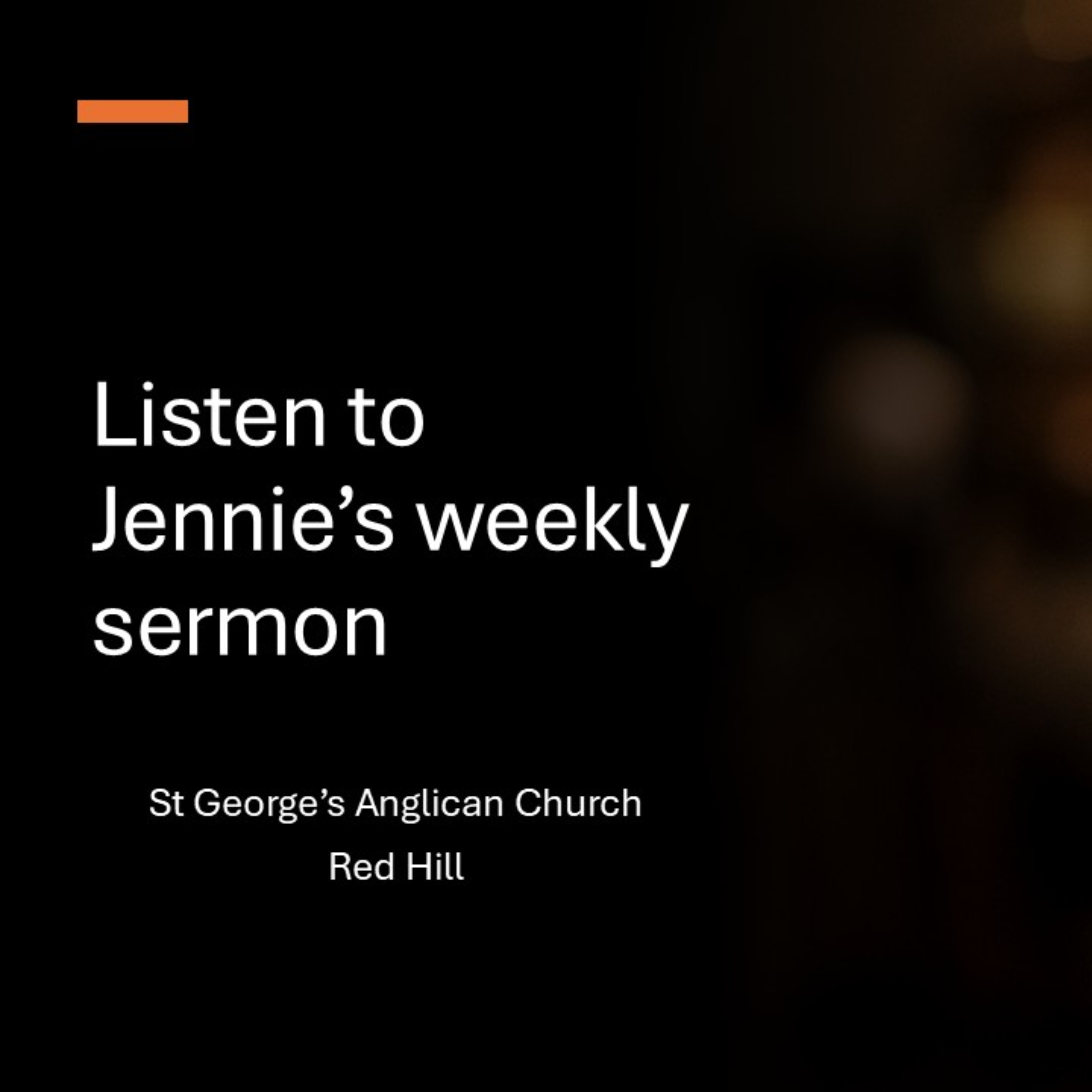 Weekly Sermons from Red Hill Australia cover