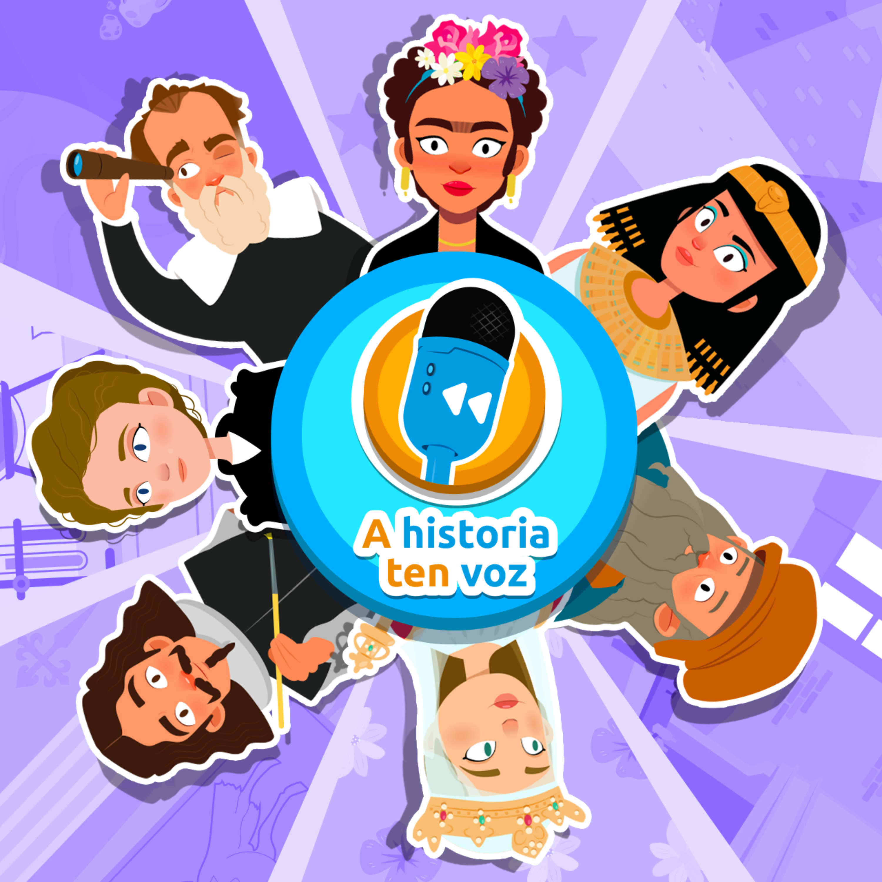 A historia ten voz