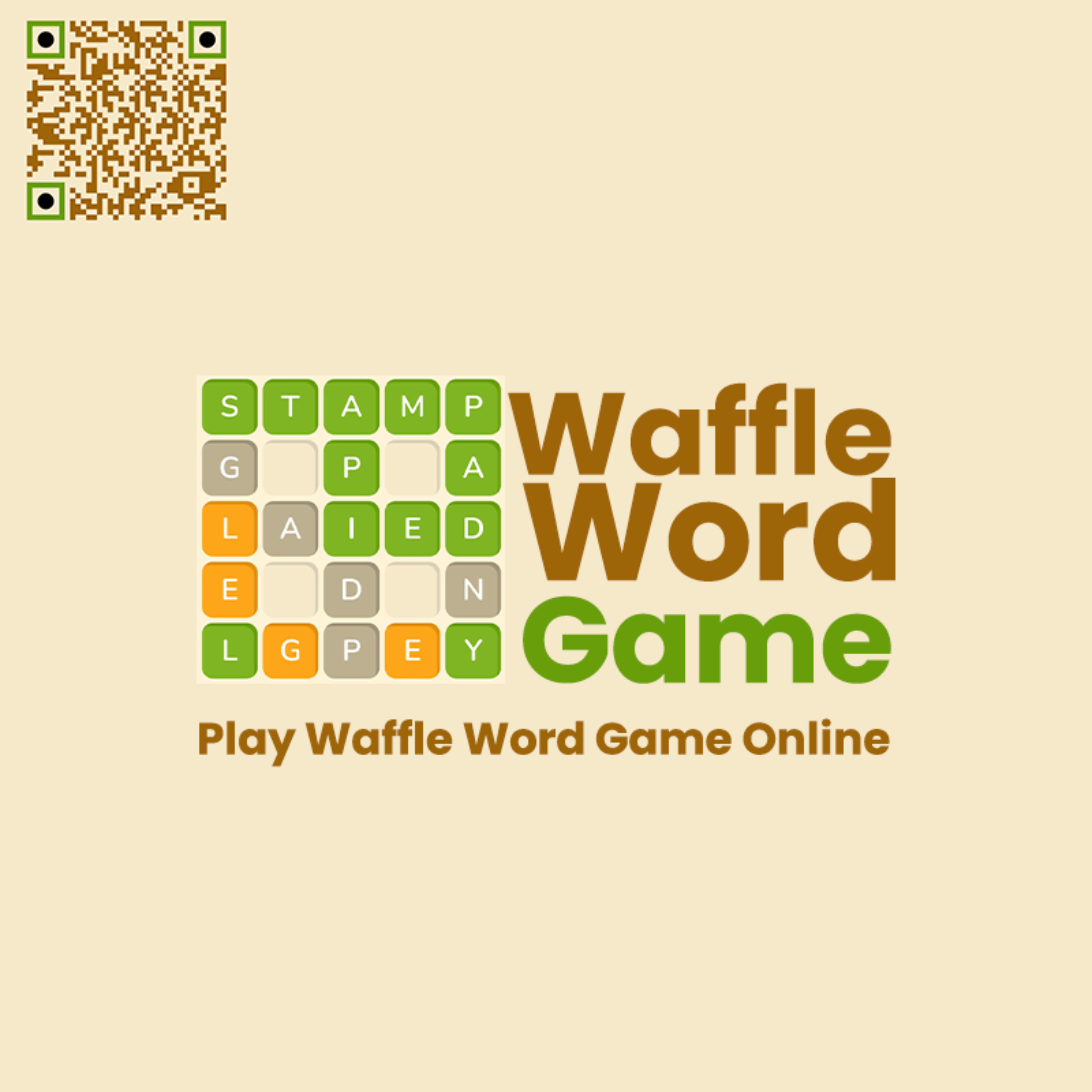 Waffle Daily Word Game