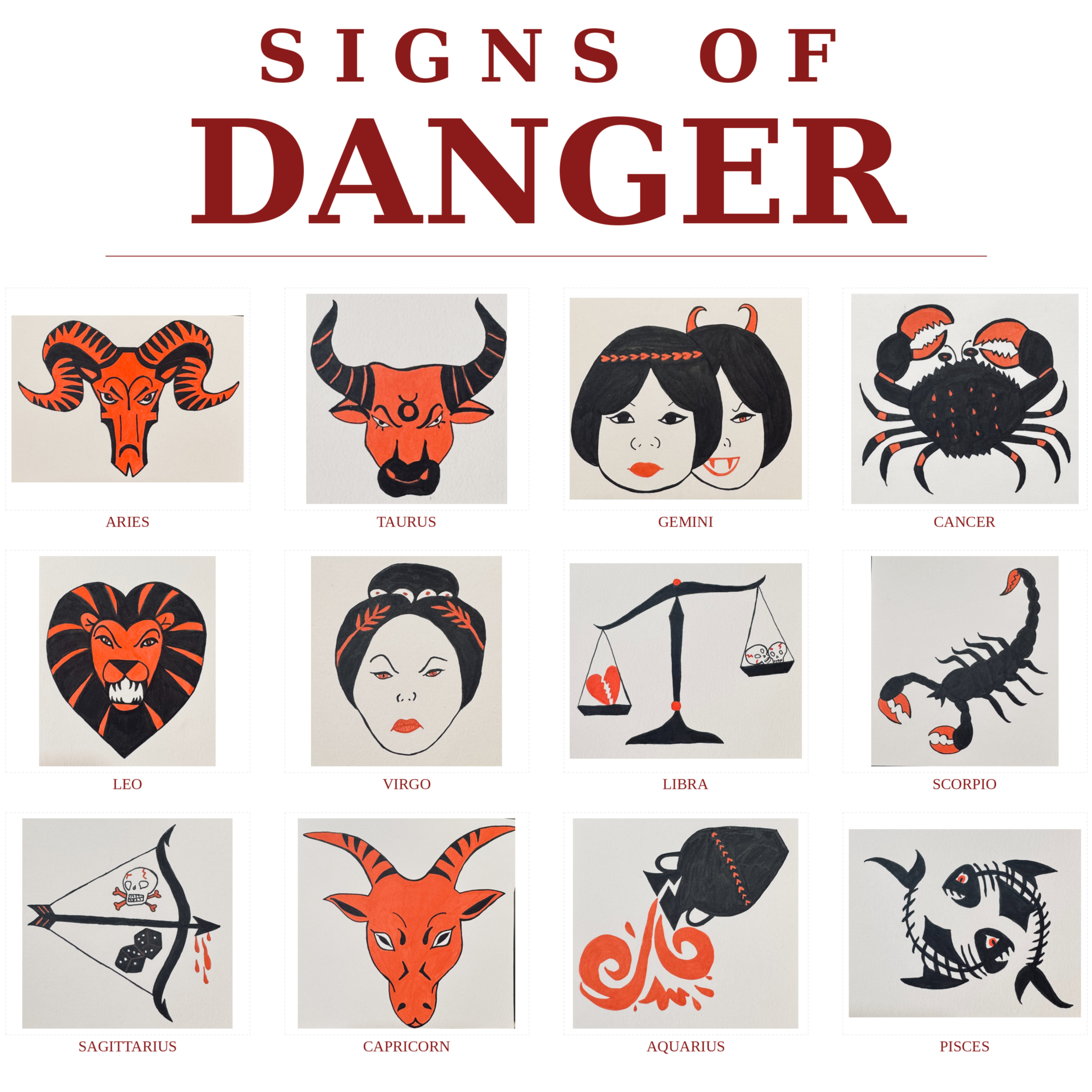 Signs of Danger: A True Crime Astrology Podcast podcast artwork