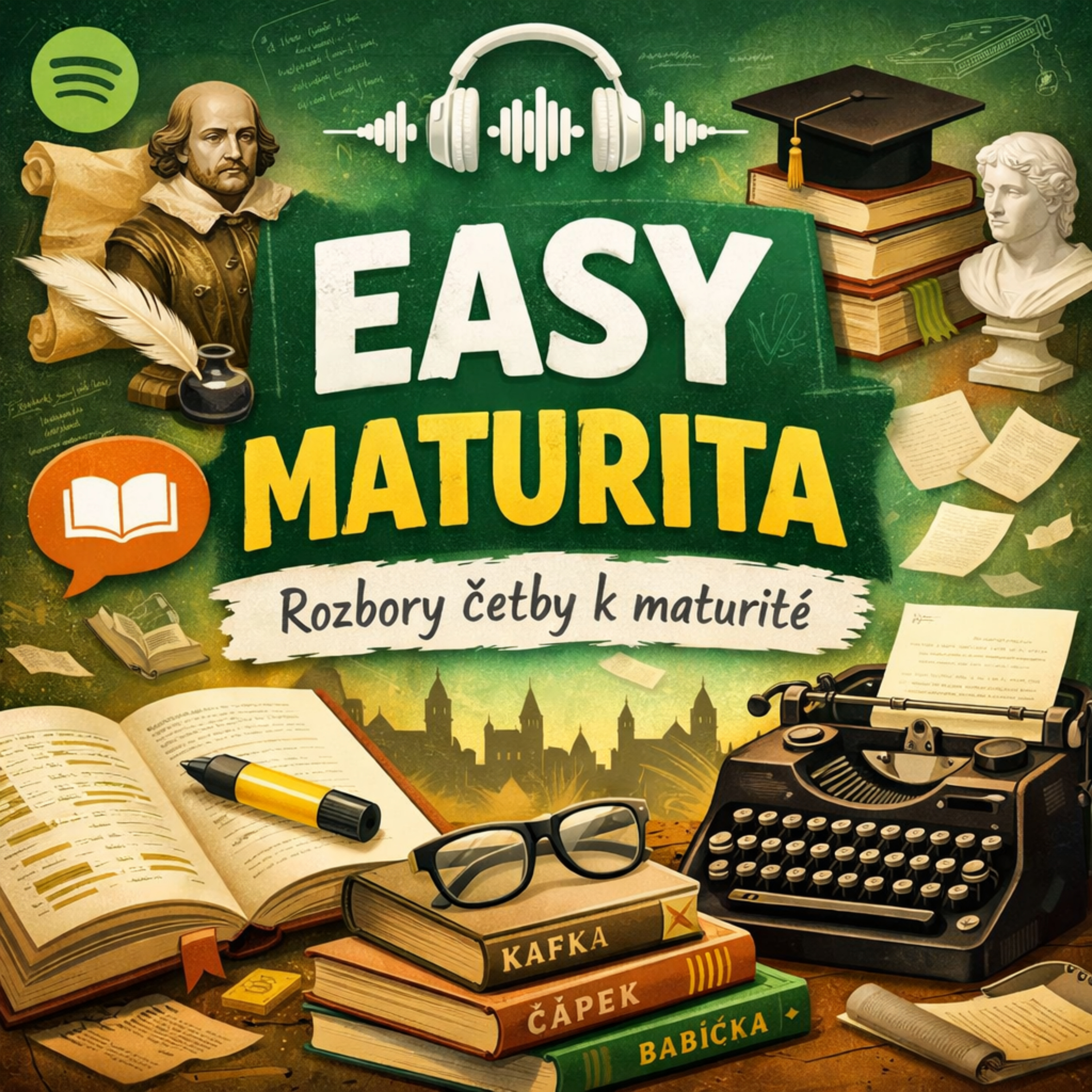 Easy maturita z českého jazyka podcast artwork