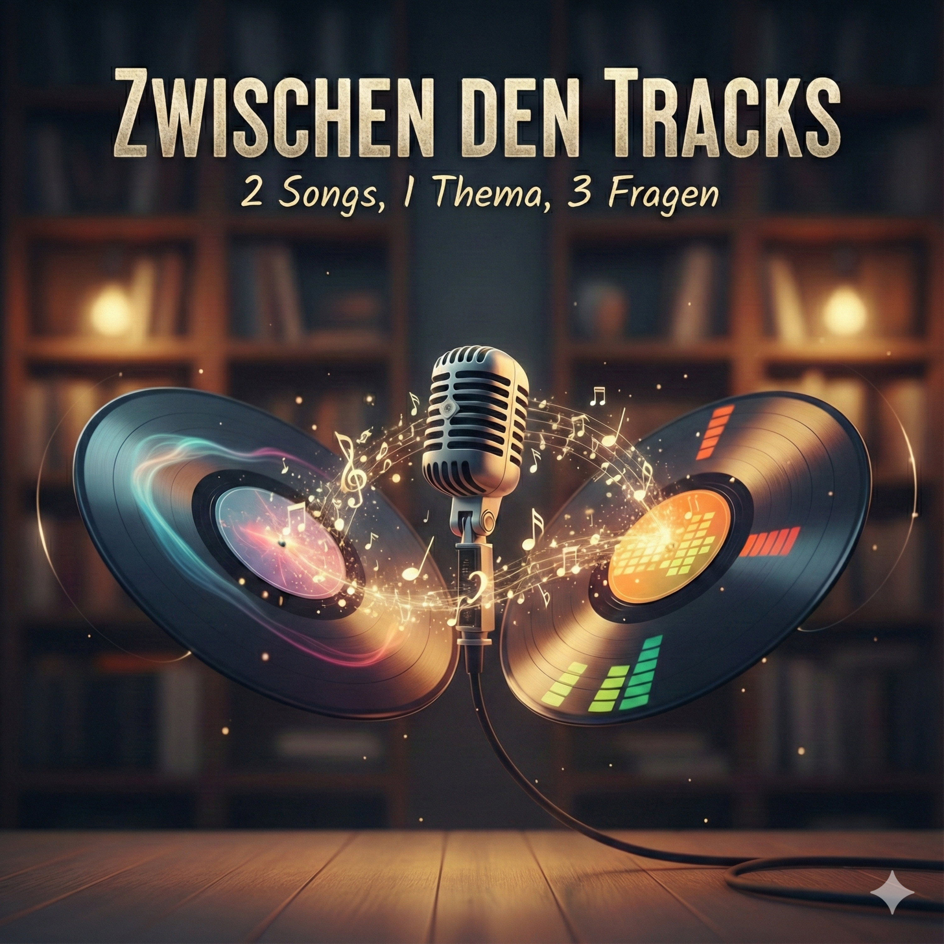 Zwischen den Tracks – 2 Songs, 1 Thema, 3 Fragen podcast artwork
