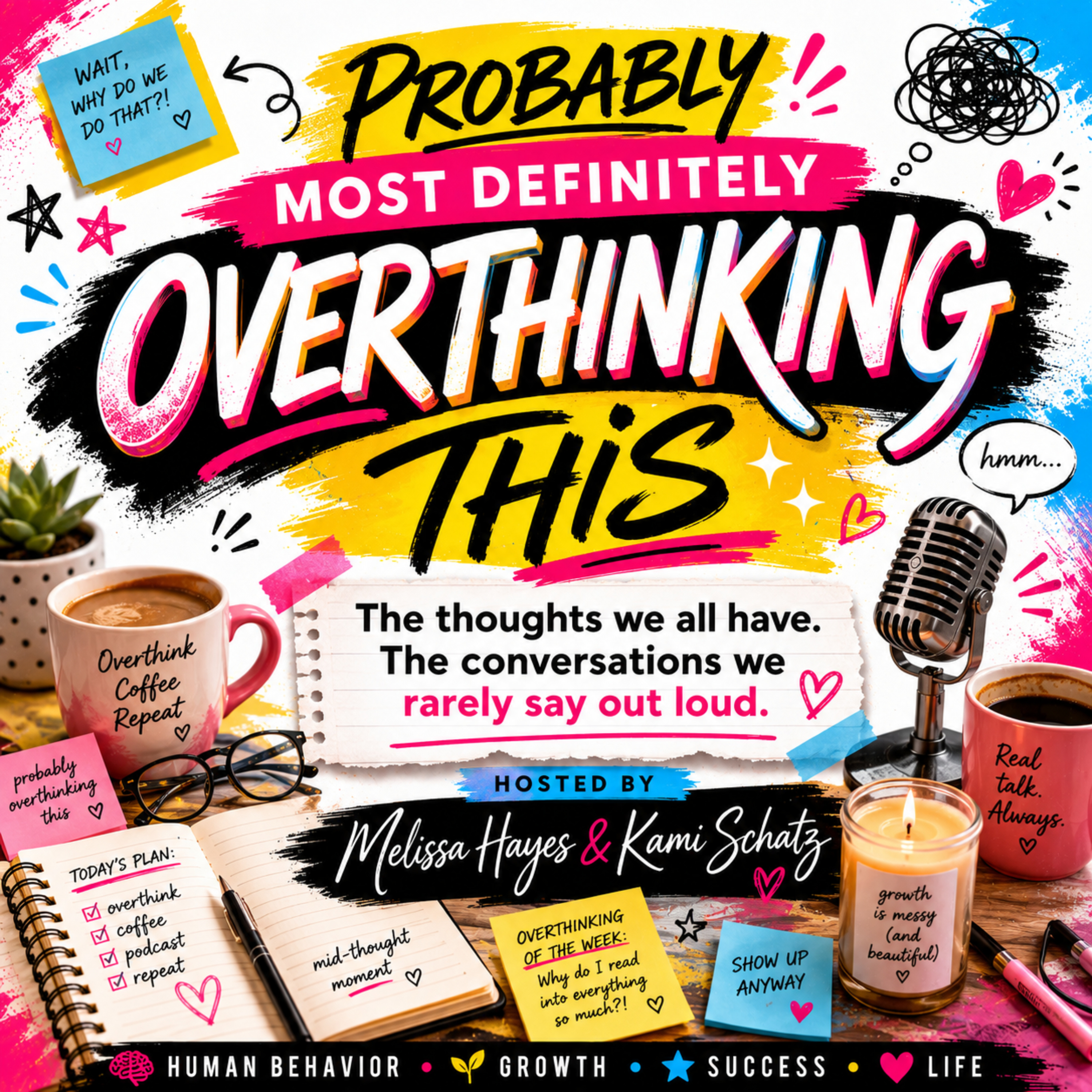 Probably Most Definitely Overthinking This podcast artwork