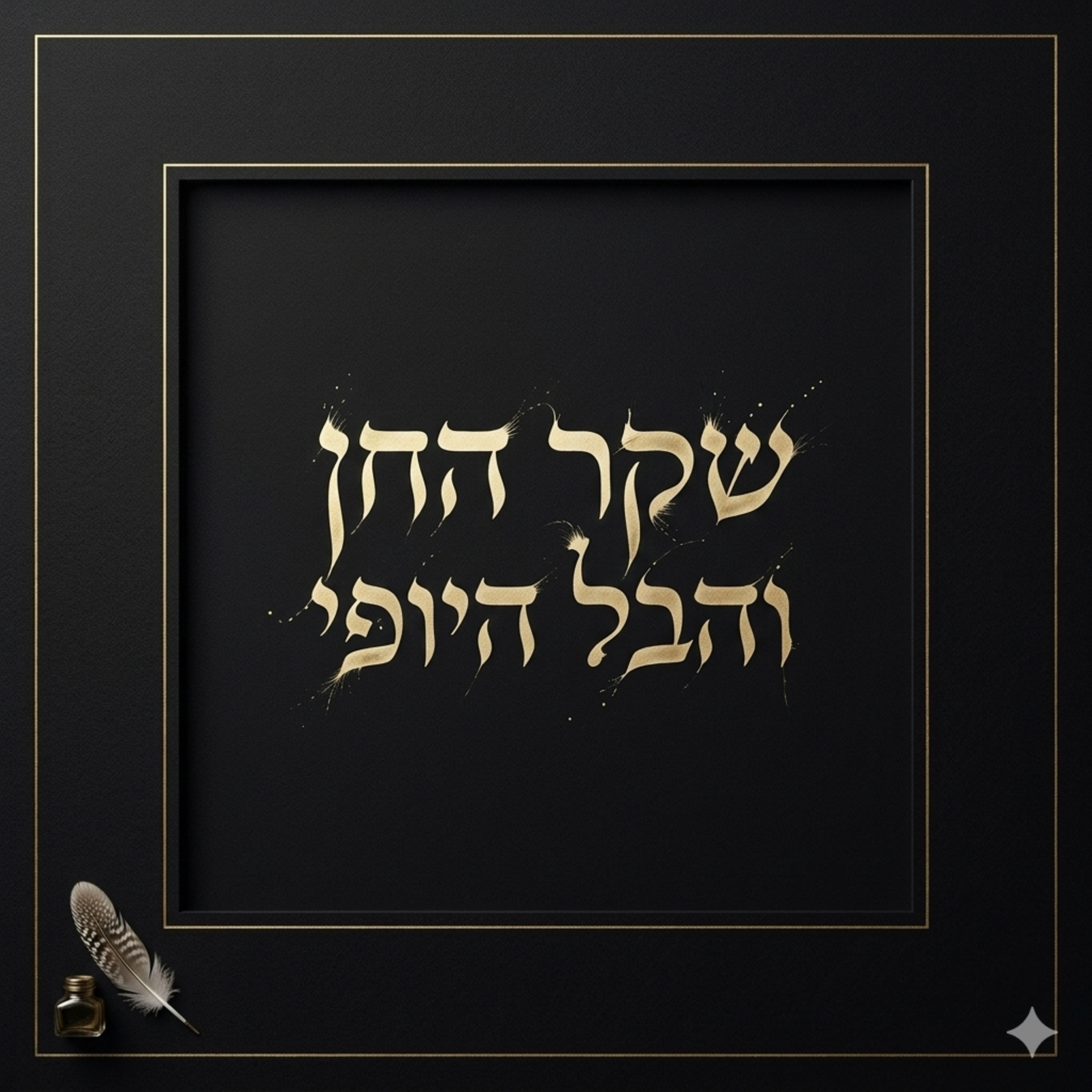 שקר החן והבל היופי