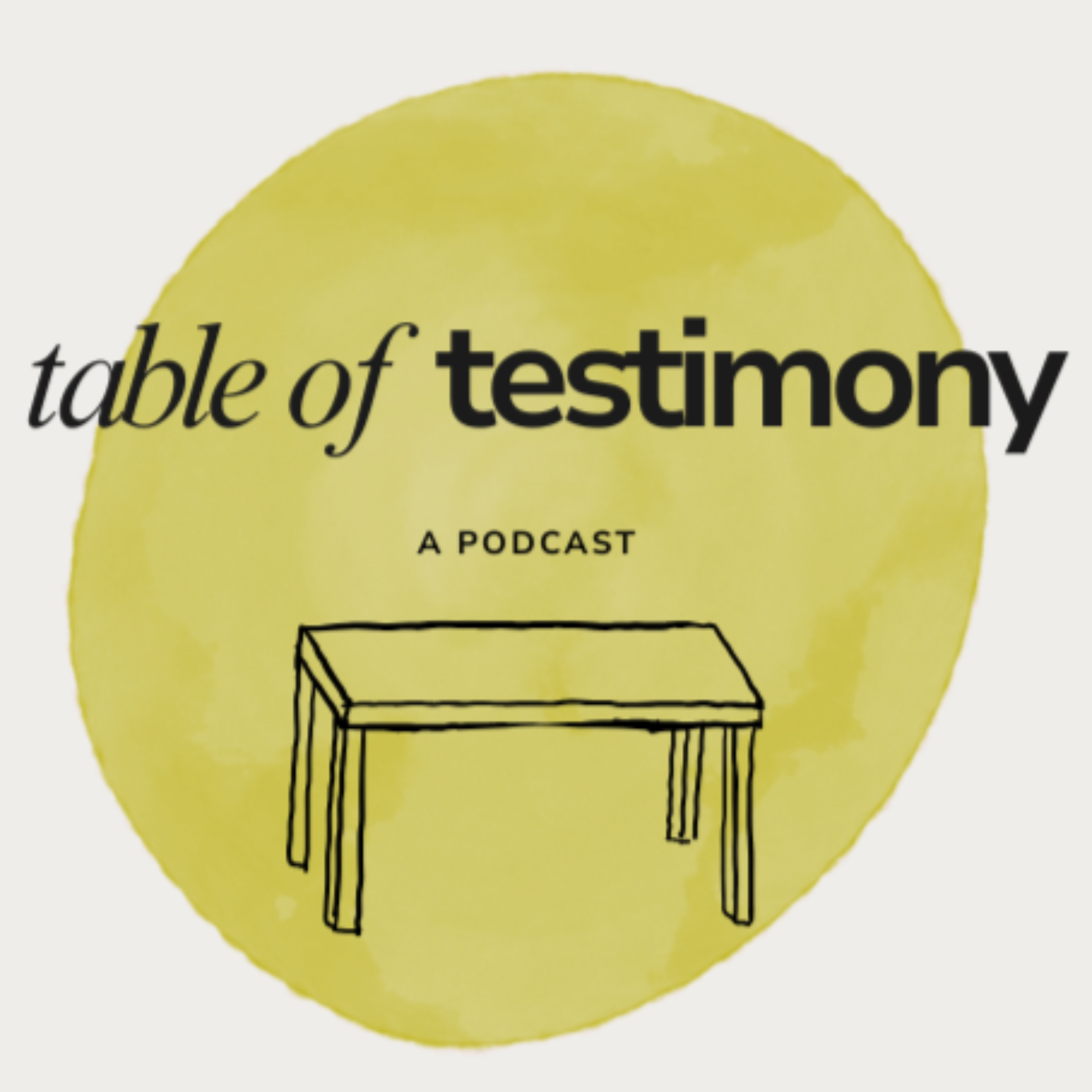 Table of Testimony