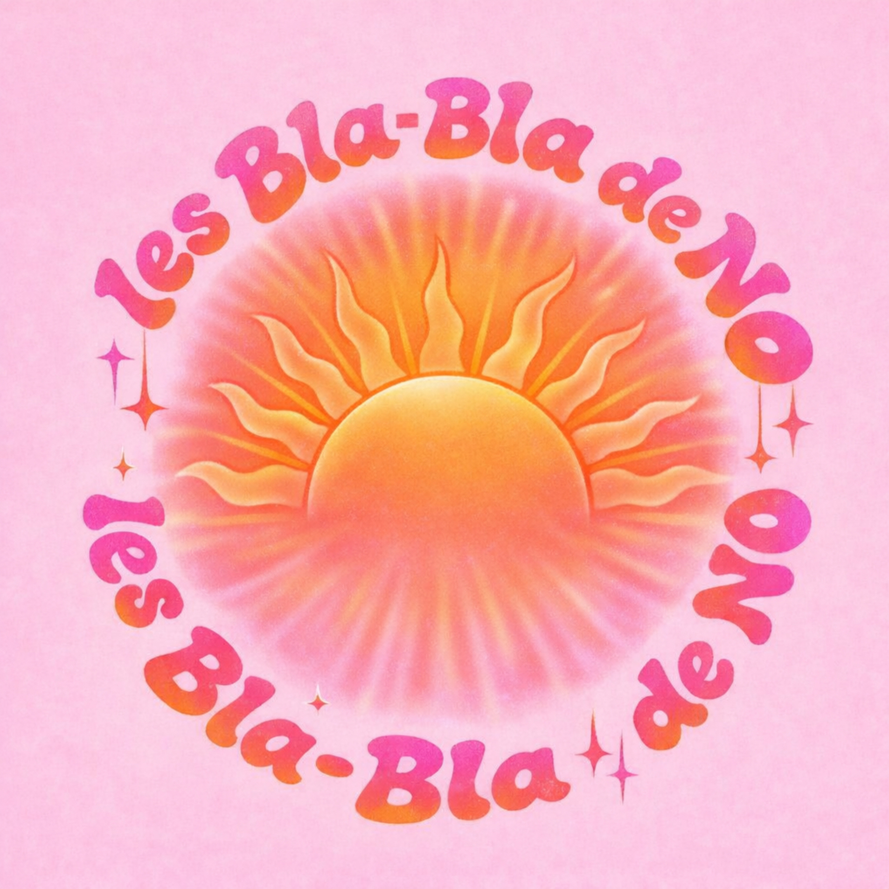 Illustration du podcast LES BLA-BLA DE NO 🎙️🌞🪩✨
