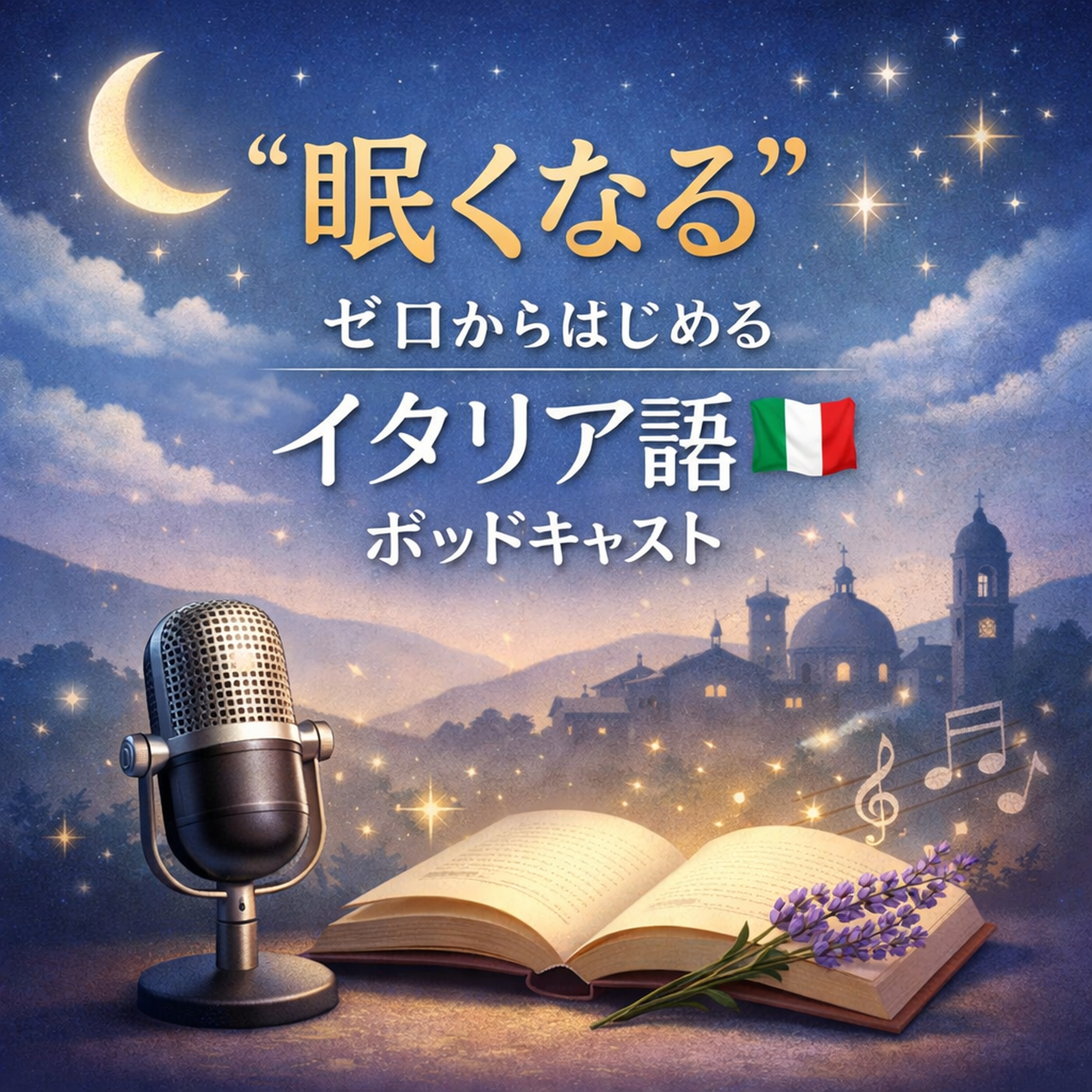 Linoの“眠くなる”本当にゼロからのイタリア語🇮🇹ポッドキャスト