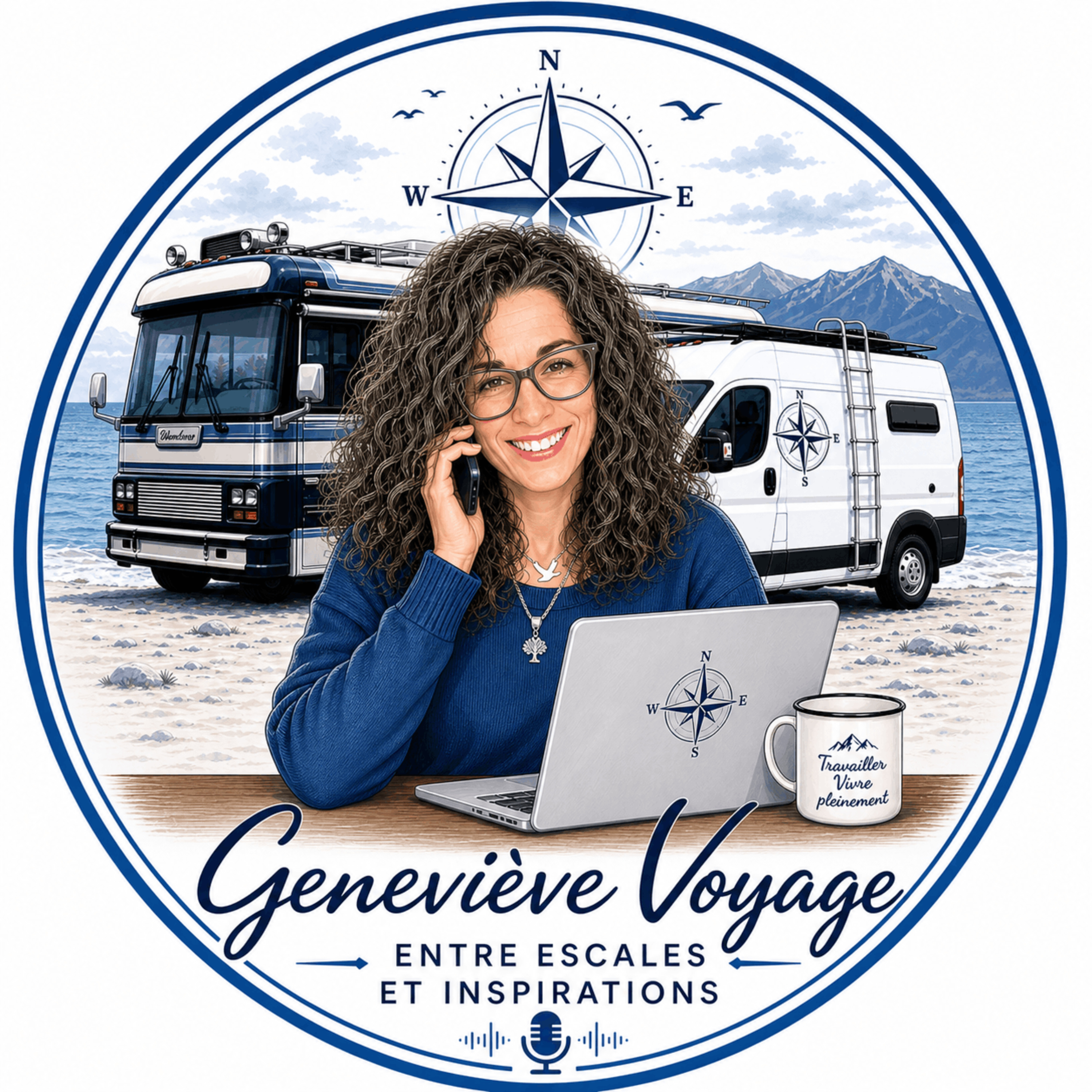 Geneviève Voyage, entre escales et inspirations podcast artwork