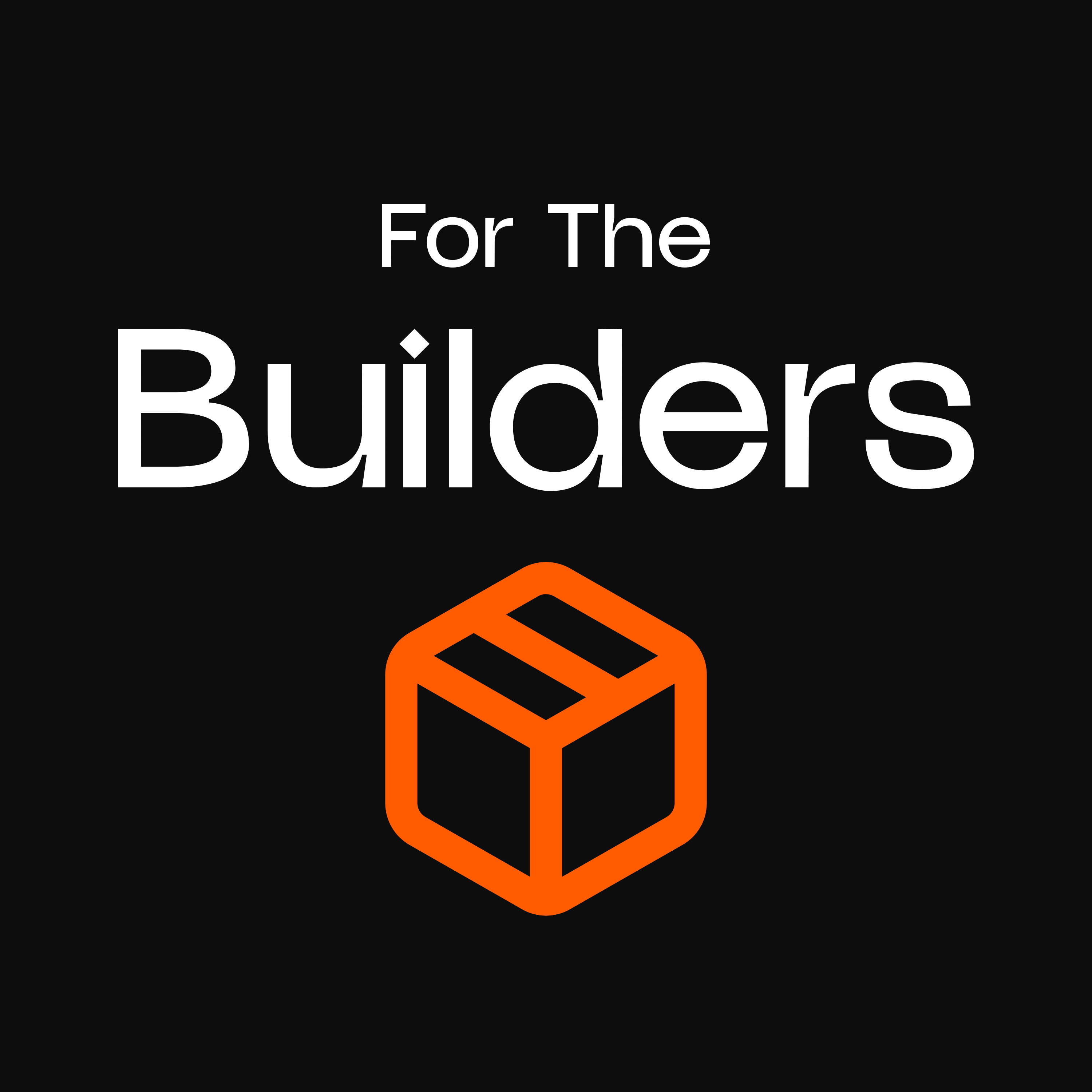 For The Builders podcast artwork