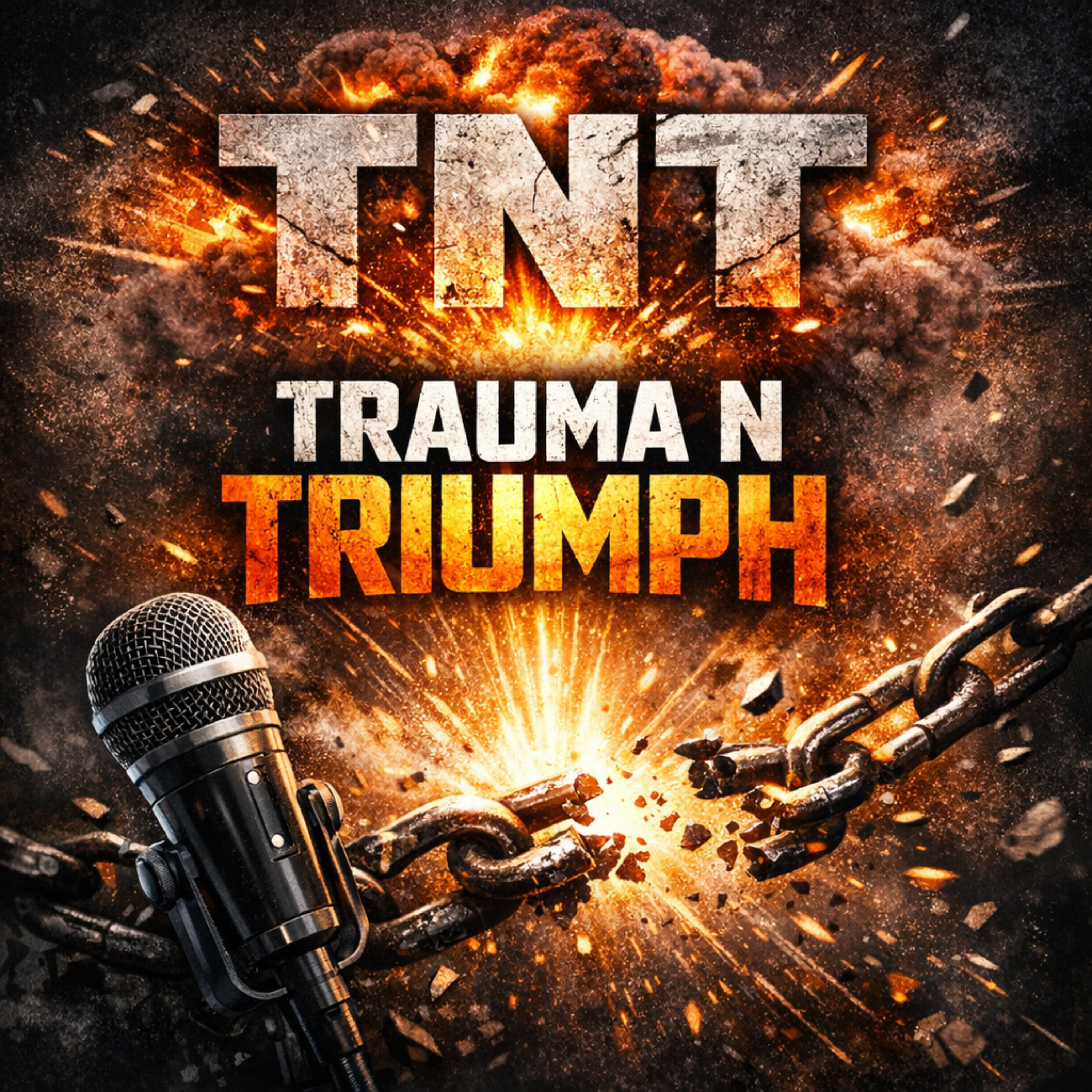 Trauma N Triumph (TNT) podcast artwork
